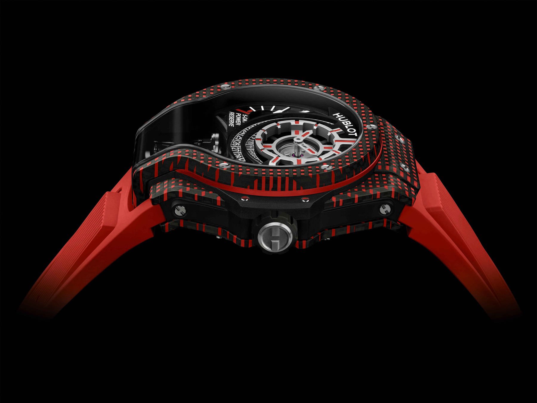 IMG_9085 Hublot MP-09 Tourbillon Bi-Axis 5 Days Power Reserve 3D Carbone 909.QDR.1120.RX Replica 2