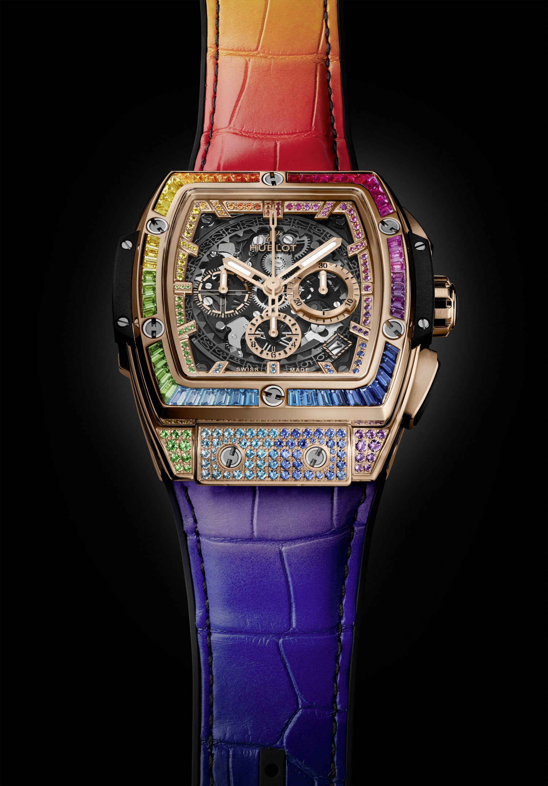 IMG_9085 Hublot Spirit of Big Bang King Gold Rainbow 641.OX.0110.LR.0999 Replica 2