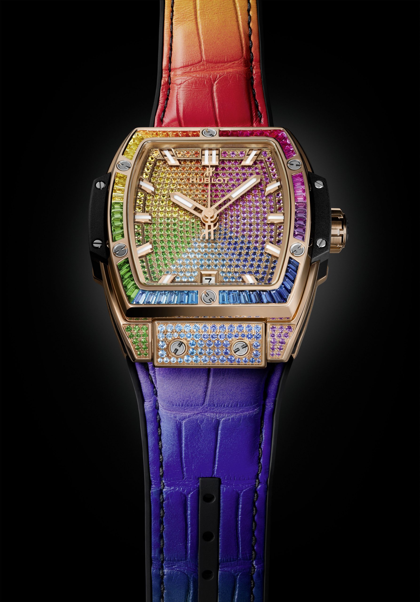 Hublot Spirit of Big Bang King Gold Rainbow 665.OX.9910.LR.0999 Replica 2