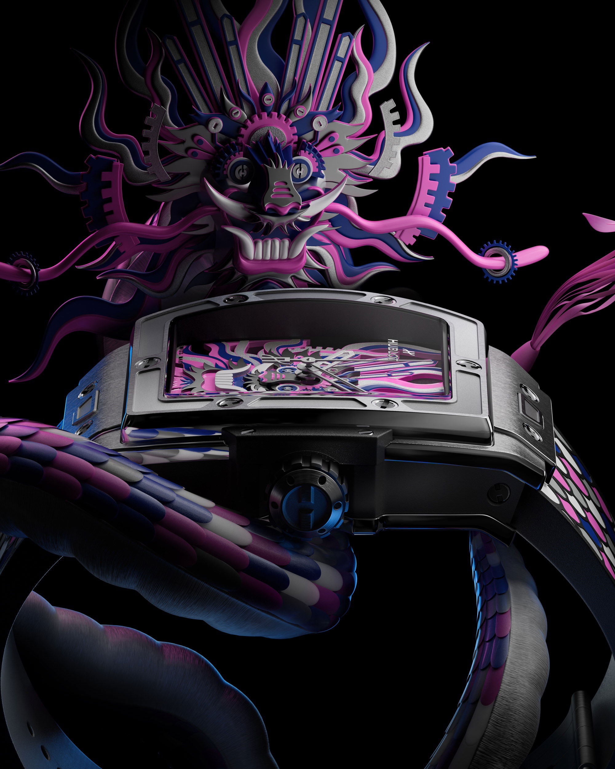 IMG_9085 Hublot Spirit of Big Bang Titanium Dragon 646.NX.6600.RX.CHF24 Replica 2