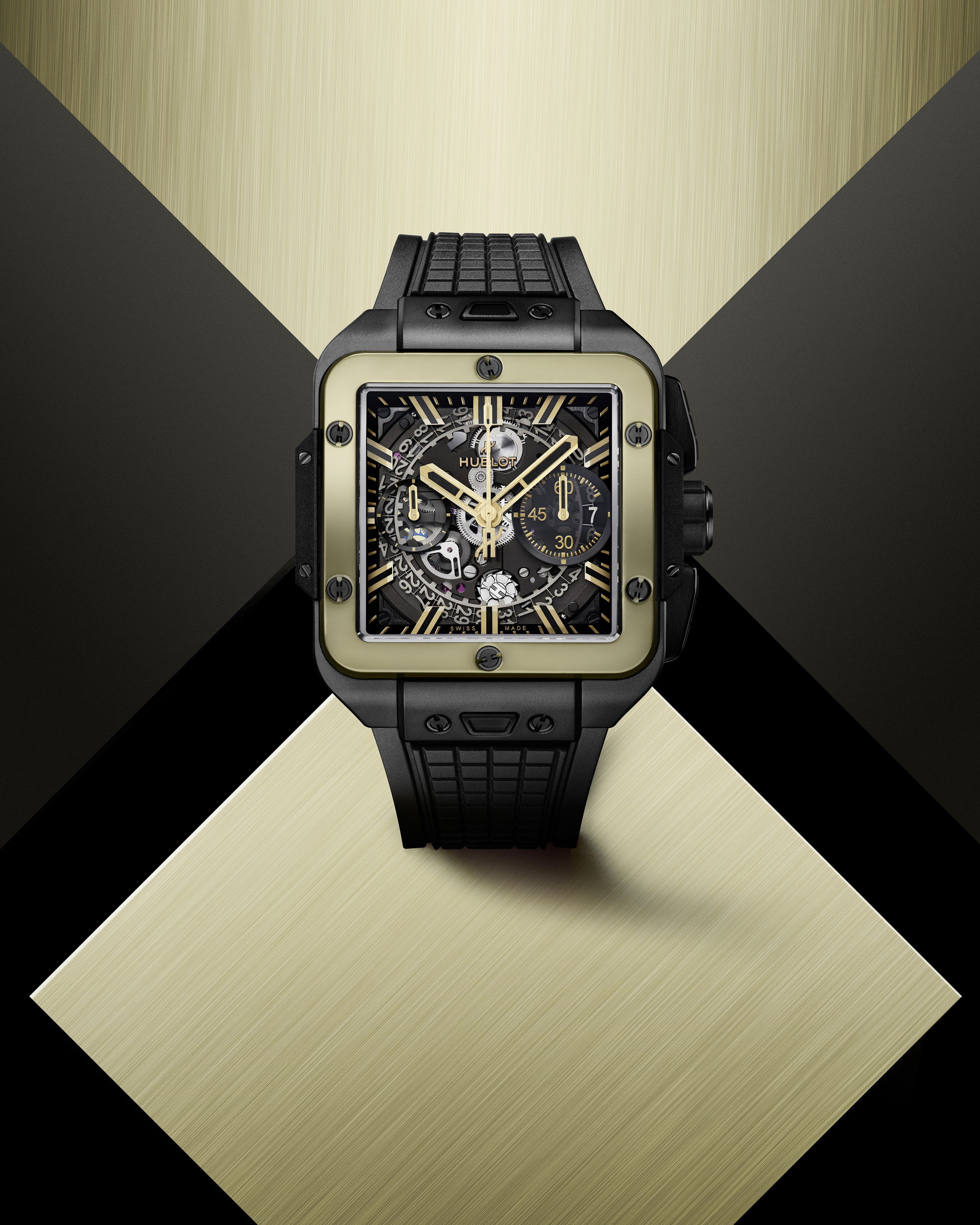 Hublot Square Big Bang Unico Ceramic Magic Gold 821.CM.0130.RX Replica 2