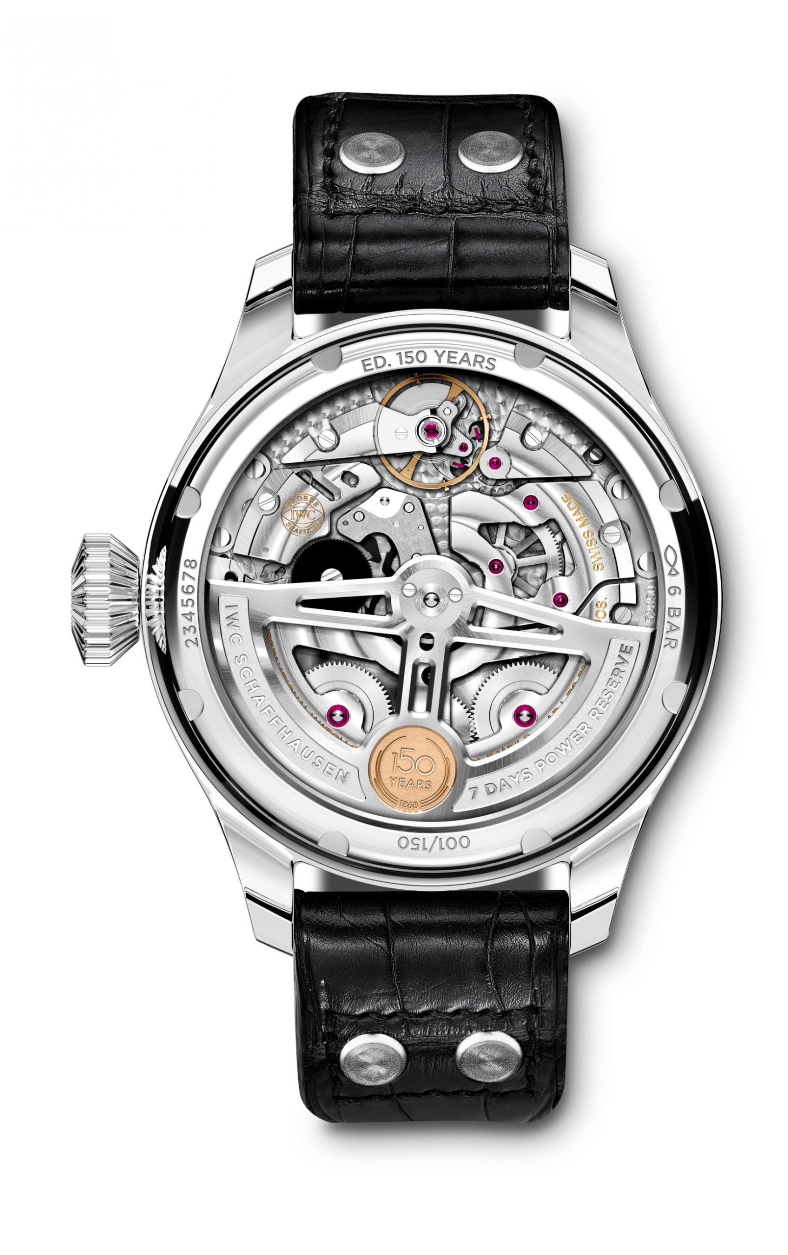 IWC Big Pilot's Watch Annual Calendar Edition 150 Years IW502708 Replica 2