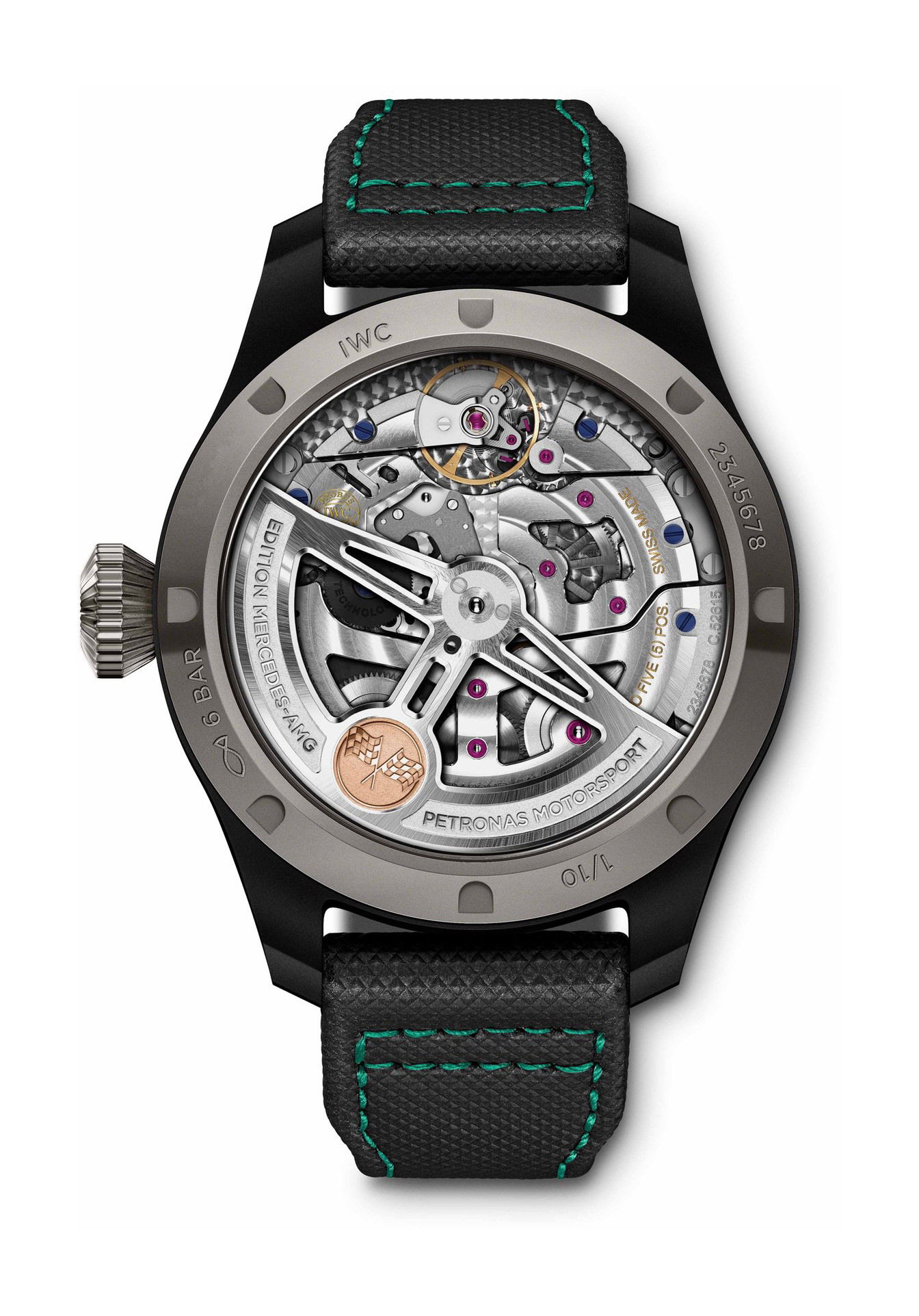 IMG_9085 IWC Big Pilot’s Watch Perpetual Calendar Edition “Mercedes-AMG Petronas Motorsport” IW503003 Replica 2