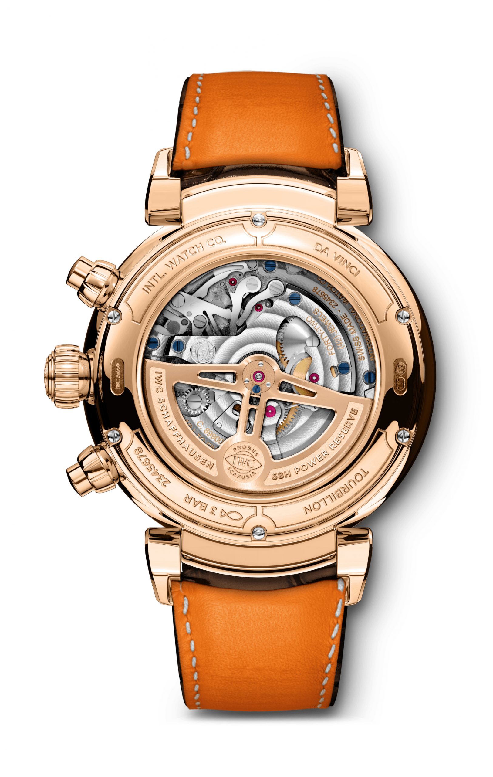 IWC Da Vinci Tourbillon Retrograde Chronograph IW393101 Replica 2