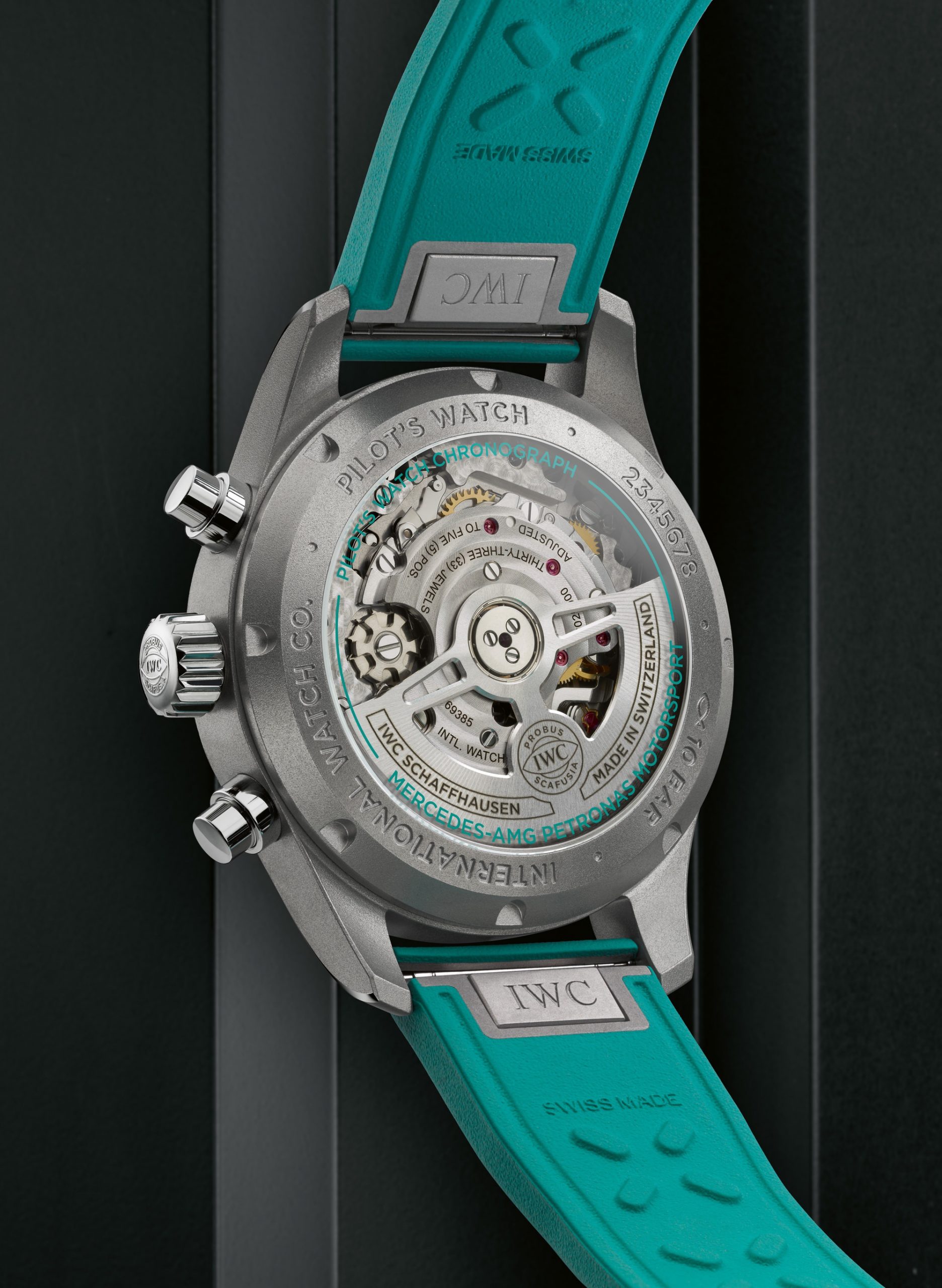 IWC Pilot’s Watch Chronograph 41 Edition “Mercedes-AMG Petronas Formula One Team” IW388108 Replica 2
