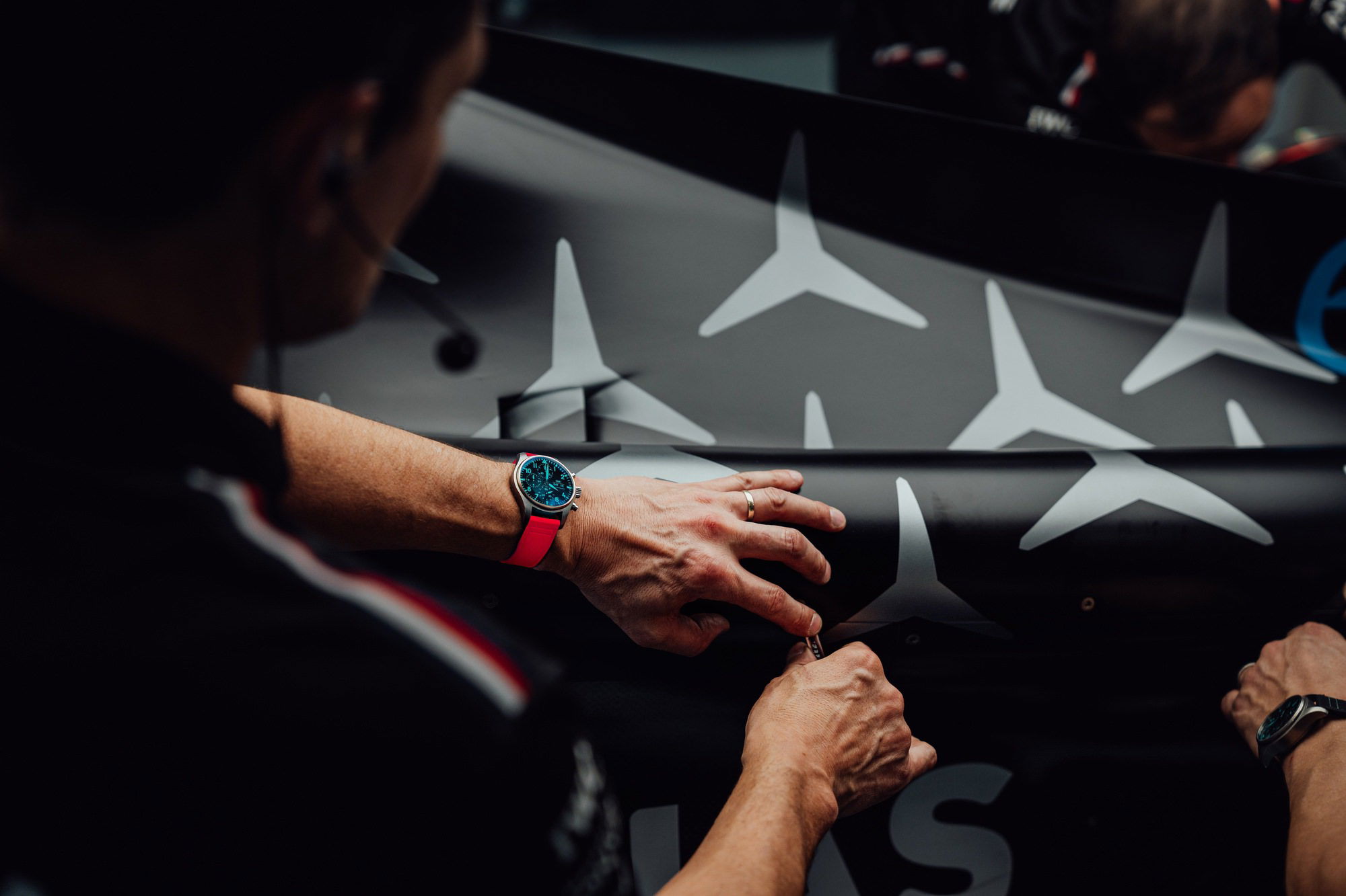 IMG_9085 IWC Pilot’s Watch Chronograph 41 Mercedes-AMG Petronas Formula One Team IW388114 Replica 2