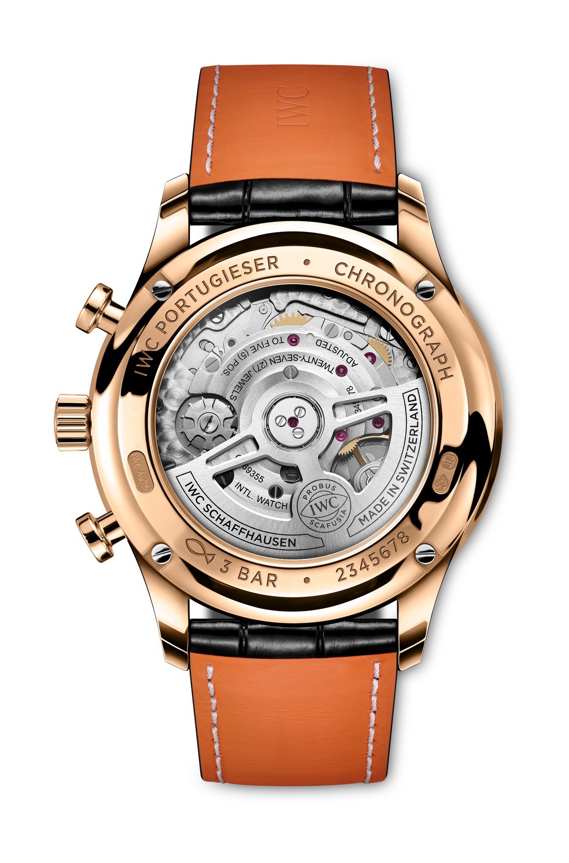 IWC Portugieser Chronograph Obsidian IW371625 Replica 2