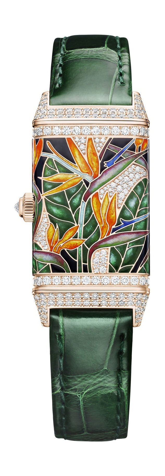Jaeger-LeCoultre Reverso One Precious Flowers – Birds of Paradise Q3292421 Replica 2