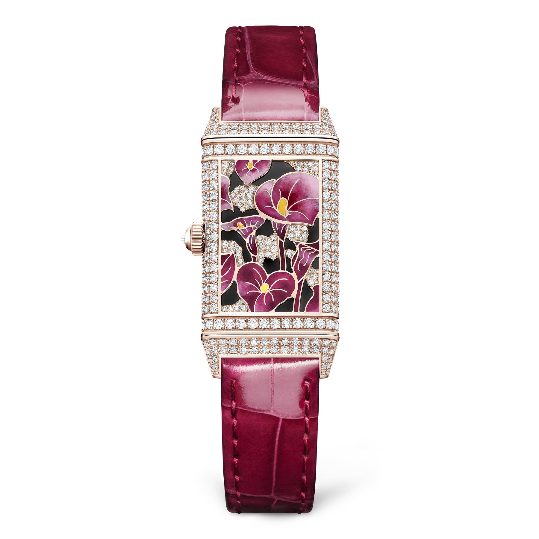Jaeger-LeCoultre Reverso One Precious Flowers Pink Arums Q3292430 Replica 2