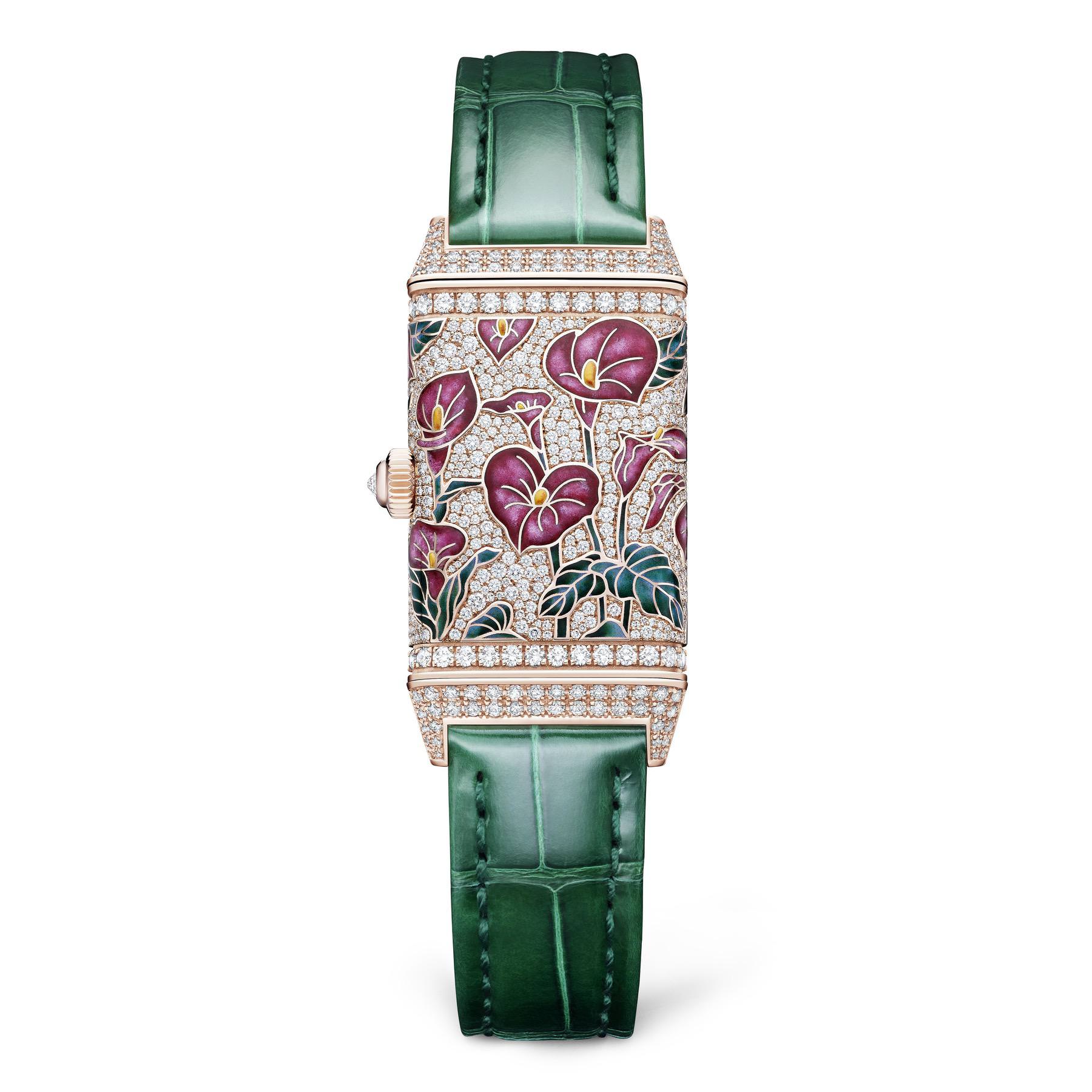 IMG_9085 Jaeger-LeCoultre Reverso One Precious Flowers Purple Arums Q3292401 Replica 2