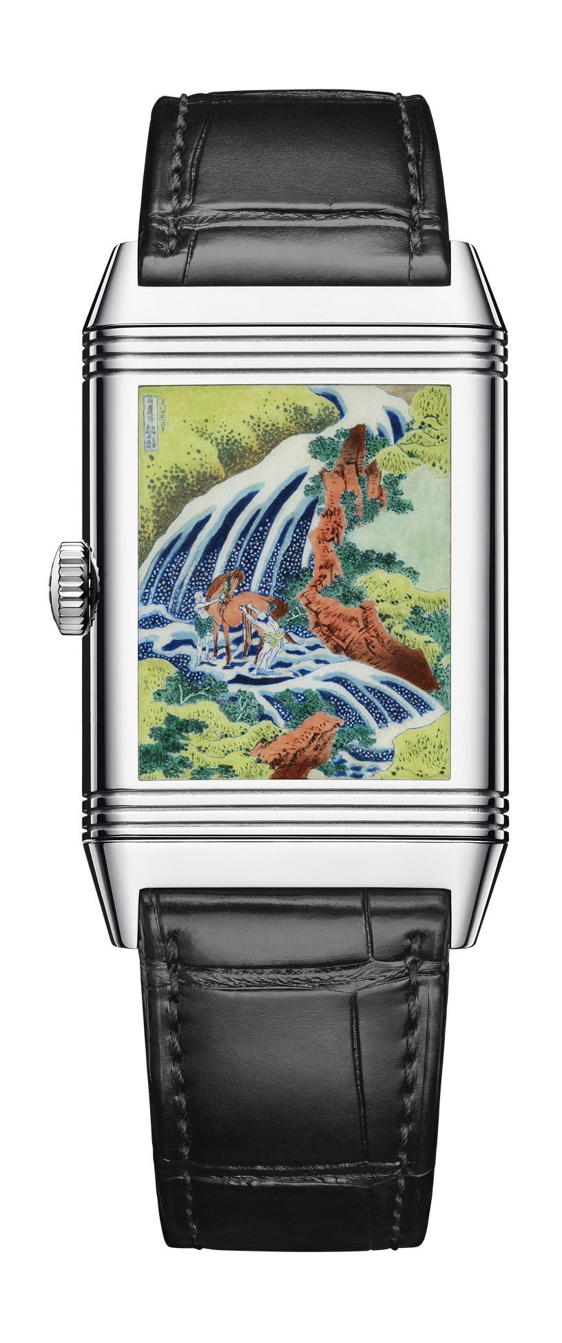 Jaeger-LeCoultre Reverso Tribute Enamel Hokusai – The Waterfall at Yoshino Q39334T4 Replica 2