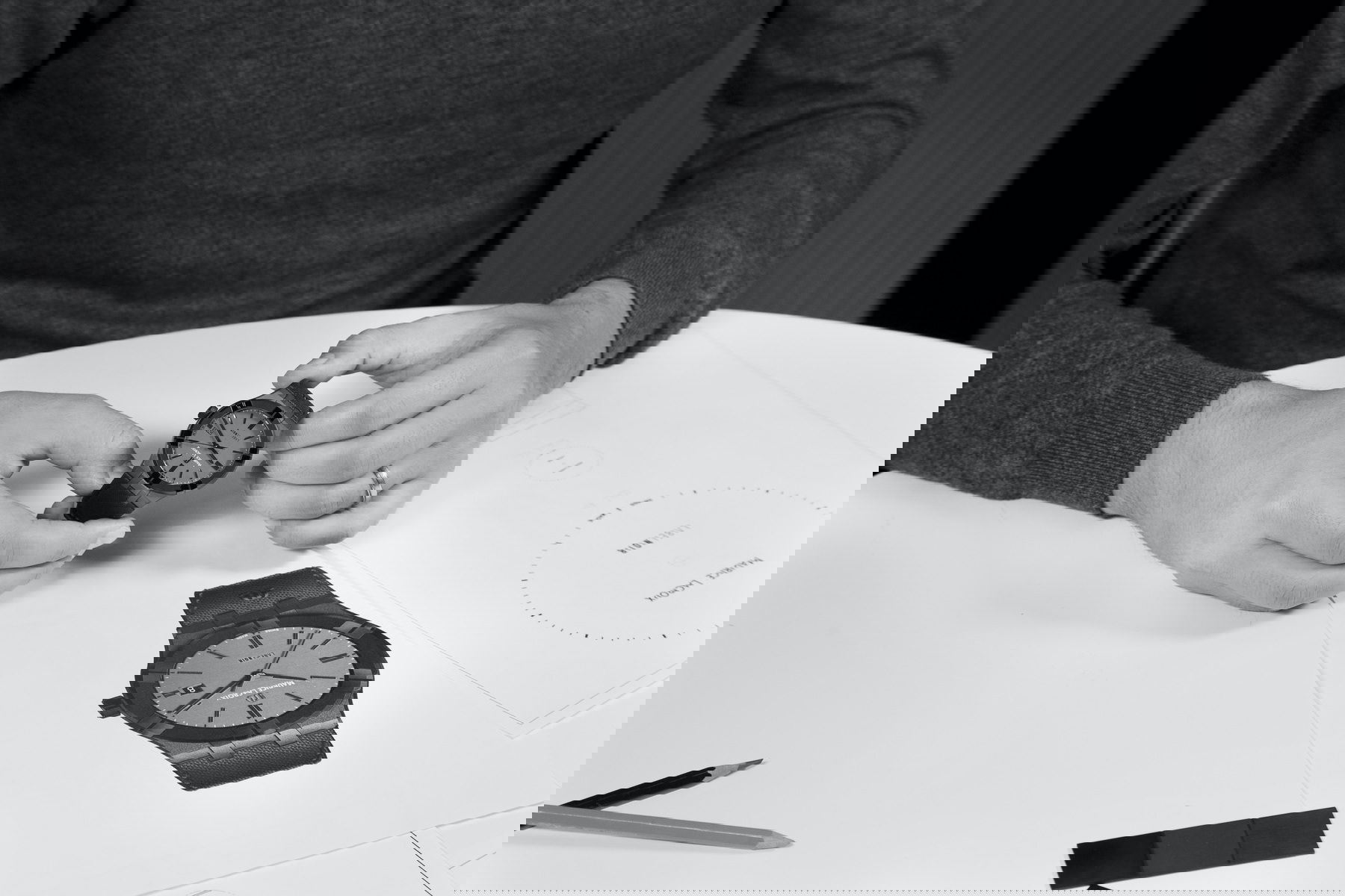 Maurice Lacroix Aikon Automatic Limited Edition Label Noir AI6008-DLB01-230-2 Replica 2