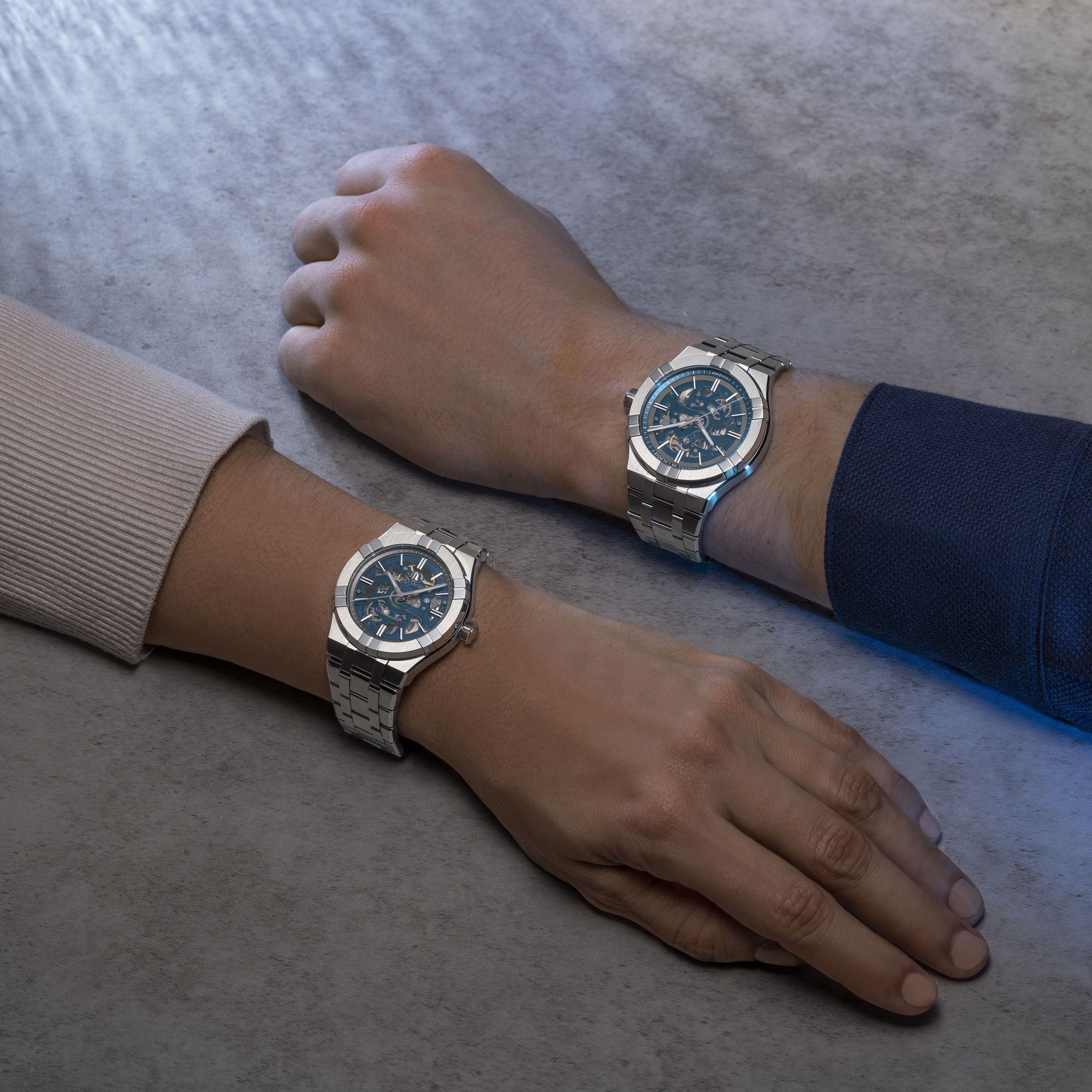 IMG_9085 Maurice Lacroix Aikon Automatic Skeleton 42 AI6008-SS002-031-1 Replica 2