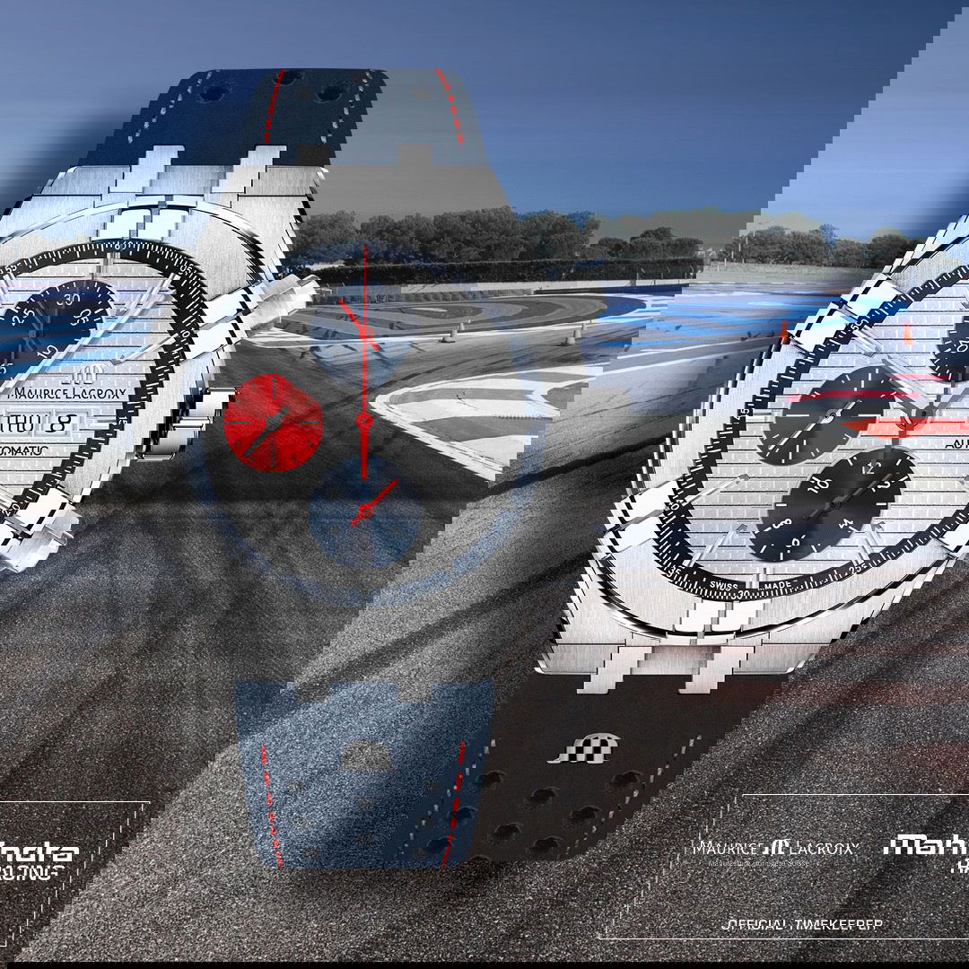 IMG_9085 Maurice Lacroix Aikon Chronograph Automatic Special Edition Mahindra Racing AI6038-SS001-133-2 Replica 2