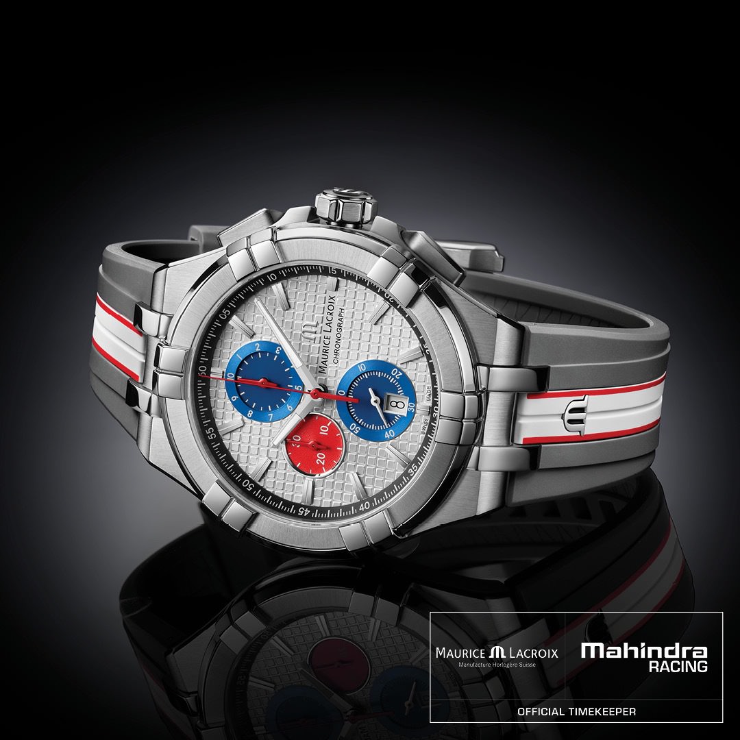 Maurice Lacroix Aikon Chronograph Quartz Special Edition Mahindra Racing AI1018-TT031-130-2 Replica 2