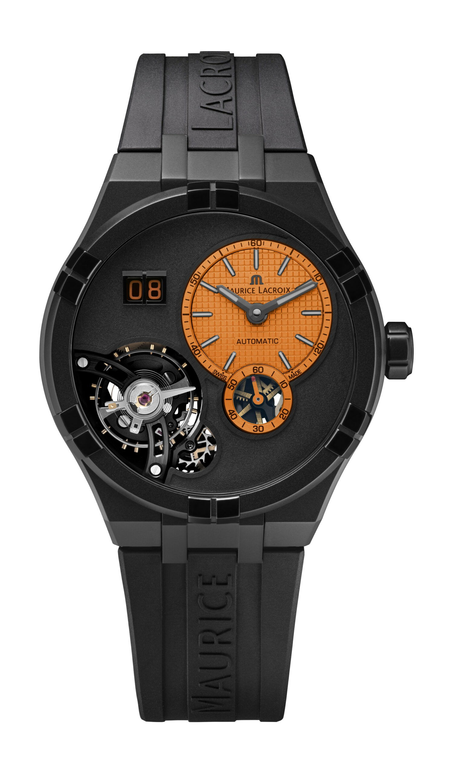 Maurice Lacroix Aikon Master Grand Date Technicolor 45 AI6118-DLB0J-530-J Replica 2