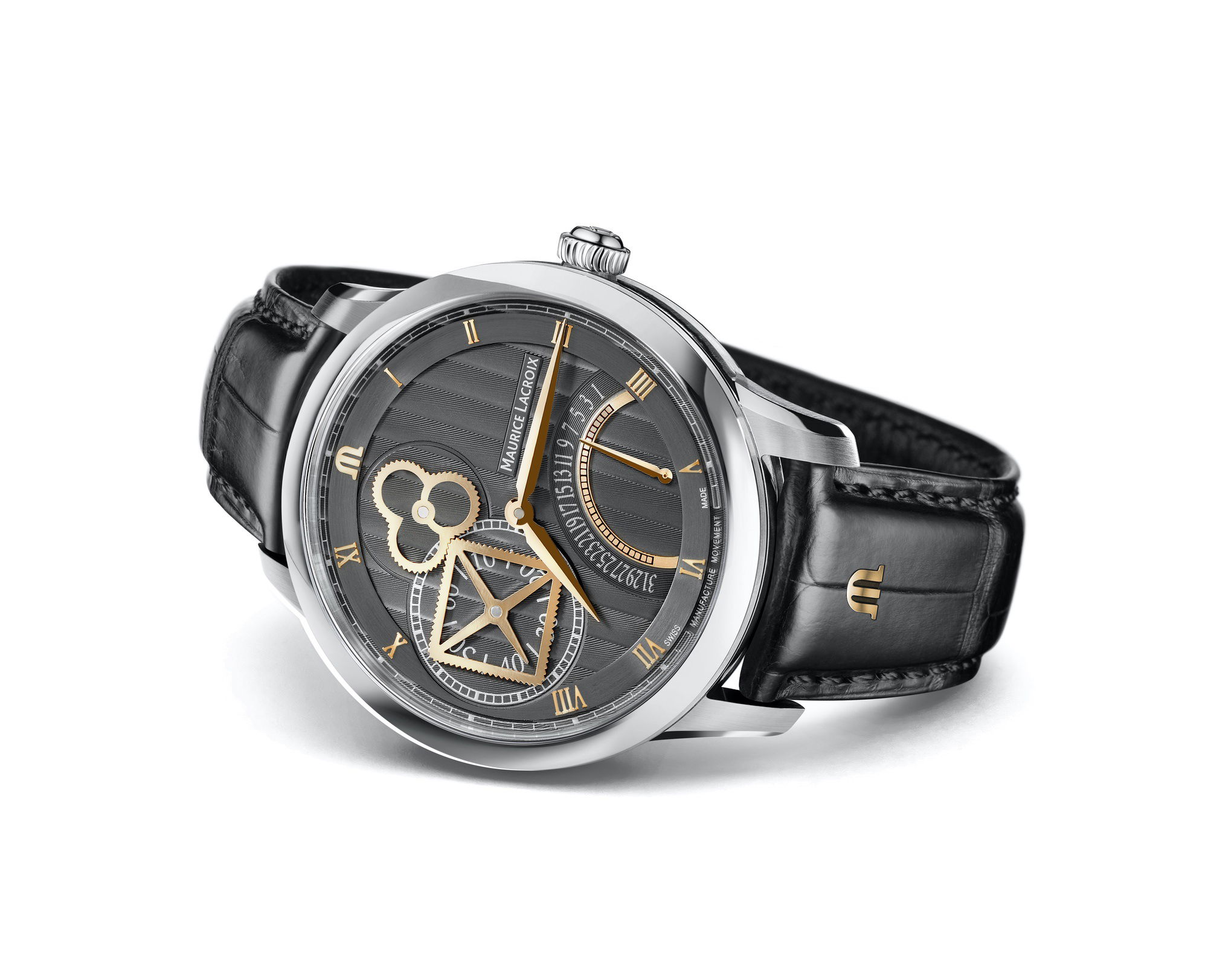 Maurice Lacroix Masterpiece Square Wheel Retrograde 43 MP6058-SS001-310-1 Replica 2