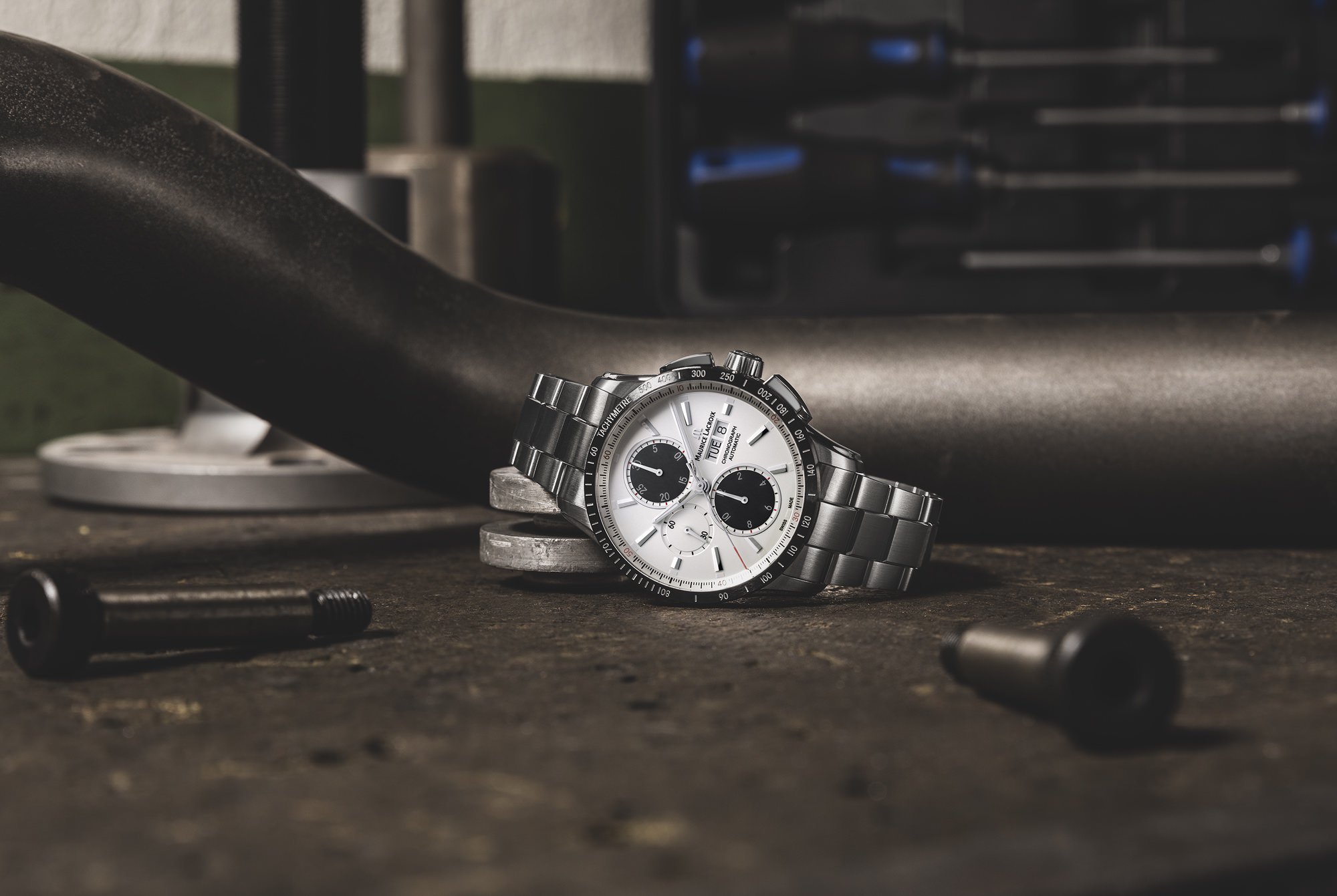 IMG_9085 Maurice Lacroix Pontos Chronograph 43 PT6038-SSL22-130-1 Replica 2