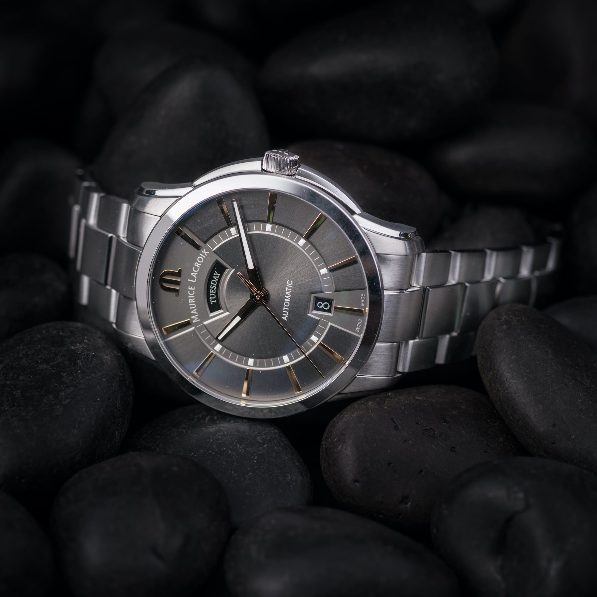 Maurice Lacroix Pontos Day Date 41mm PT6358-SS002-331-1 Replica 2