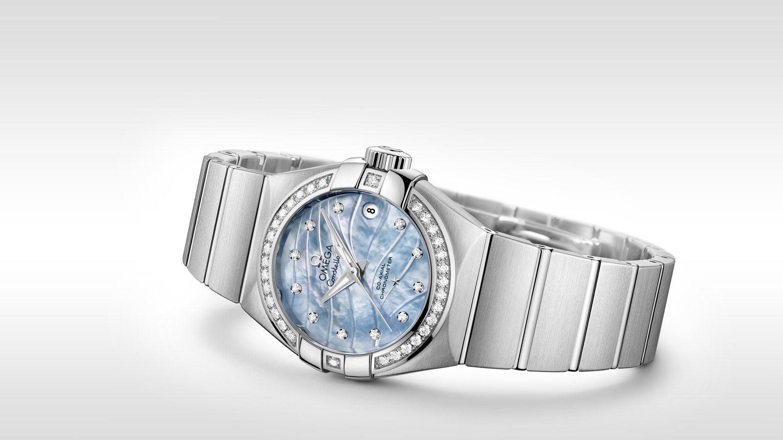 Omega Constellation Co-Axial Chronometer 27 mm 123.15.27.20.57.001 Replica 2