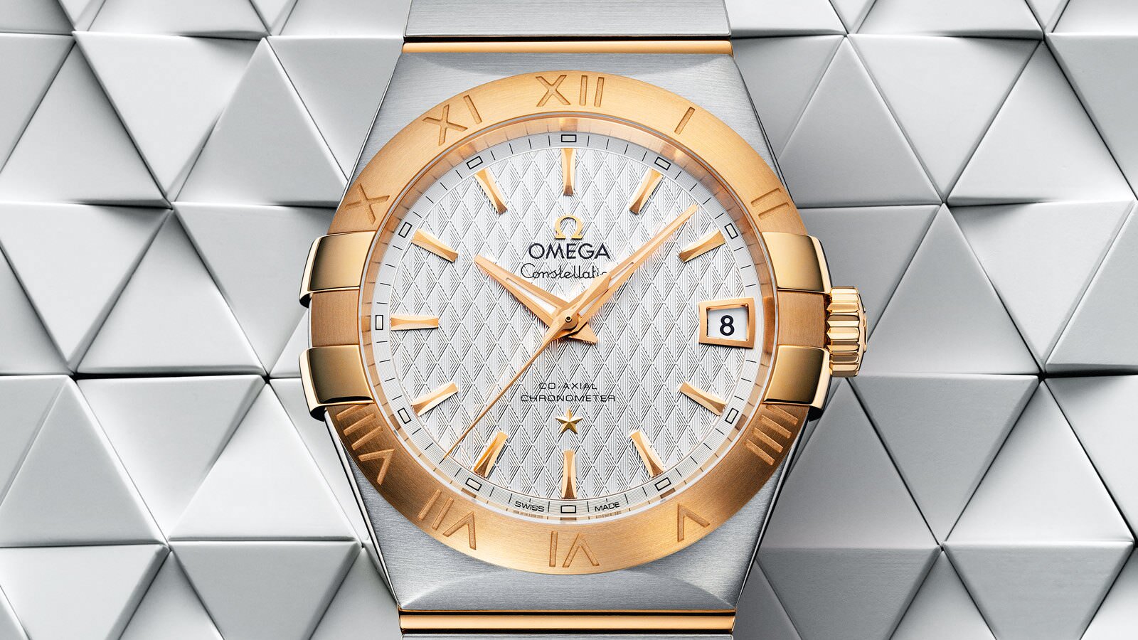 Omega Constellation Co-Axial Chronometer 38?mm 123.20.38.21.02.009 Replica 2