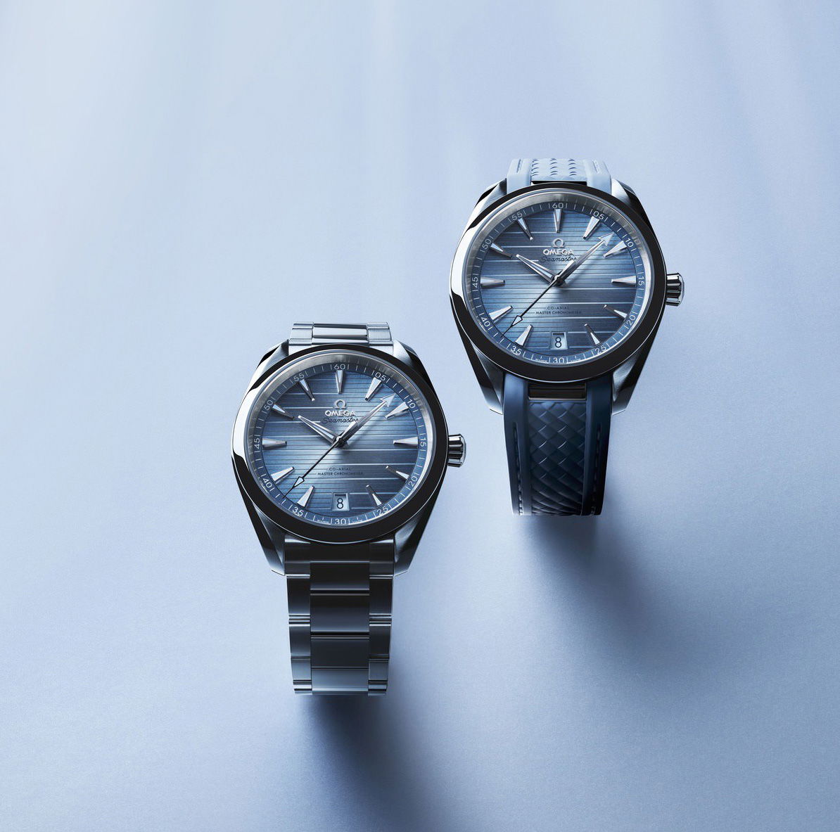 IMG_9085 Omega Seamaster Aqua Terra 150M Co-Axial Master Chronometer Summer Blue 220.12.41.21.03.008 Replica 2