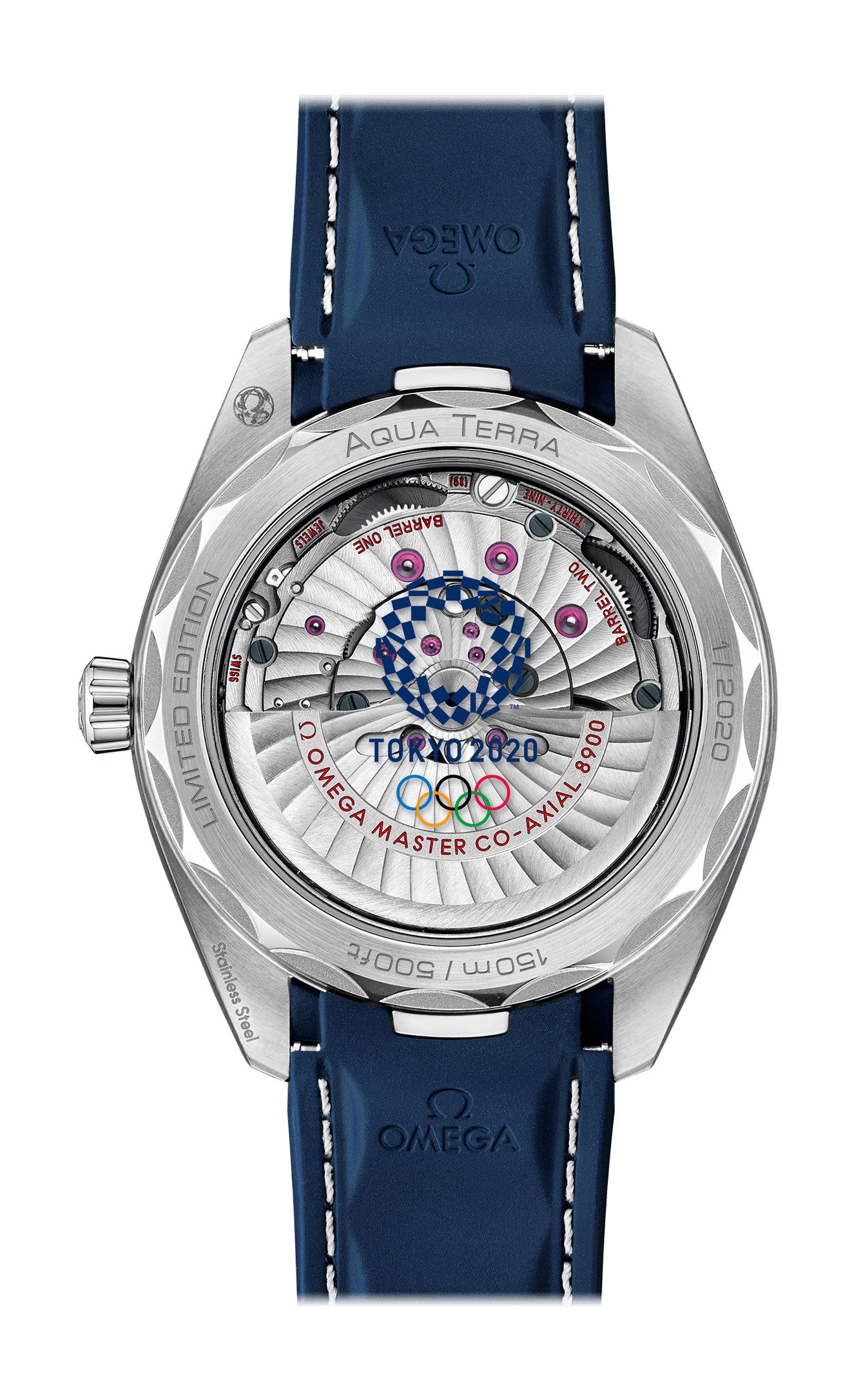 IMG_9085 Omega Seamaster Aqua Terra 150M Co-Axial Master Chronometer 41 mm “Tokyo 2020” Limited Edition 522.12.41.21.03.001 Replica 2