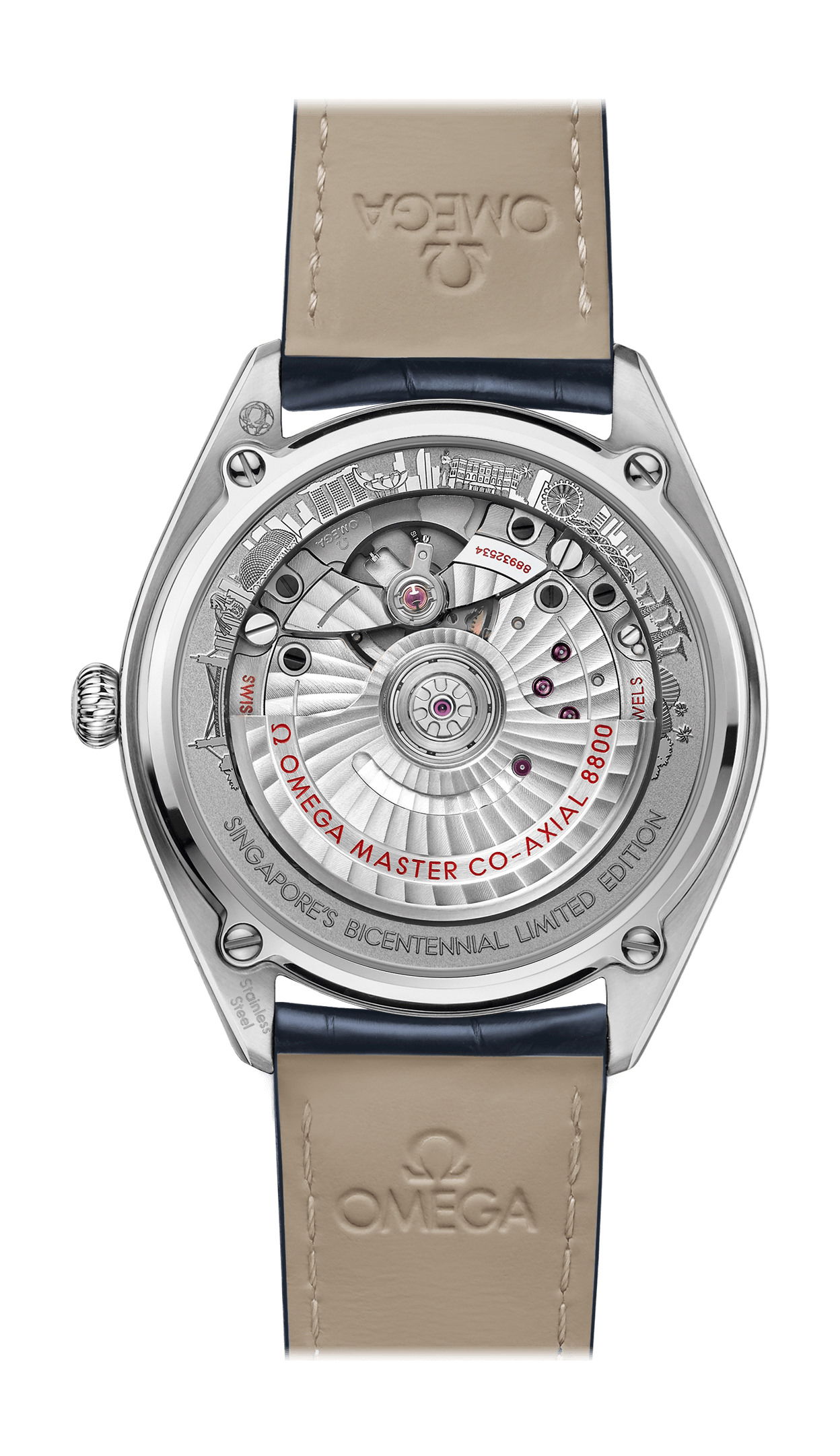 Omega Seamaster City Editions Co-Axial Master Chronometer 39.5 mm Singapore 511.13.40.20.04.002 Replica 2