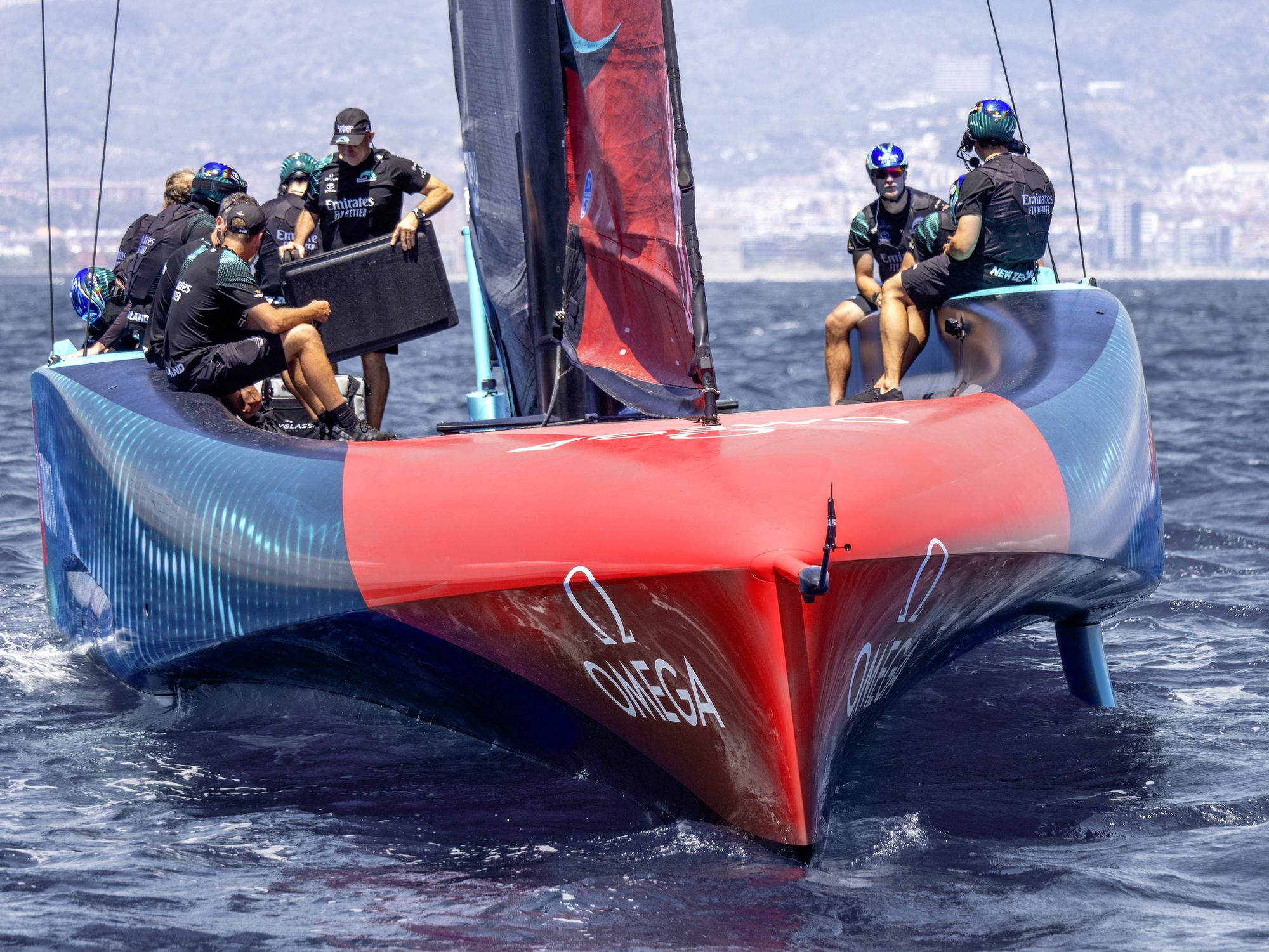 IMG_9085 Omega Seamaster Planet Ocean 600M Co-Axial Master Chronometer “ETNZ” Deep Black 215.92.46.51.01.003 Replica 2