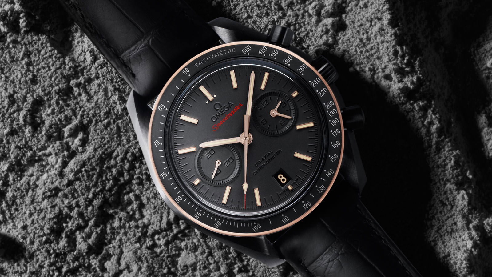 Omega Speedmaster Dark Side of the Moon Co-Axial Chronometer Chronograph 44.25 mm Sedna Black 311.63.44.51.06.001 Replica 2