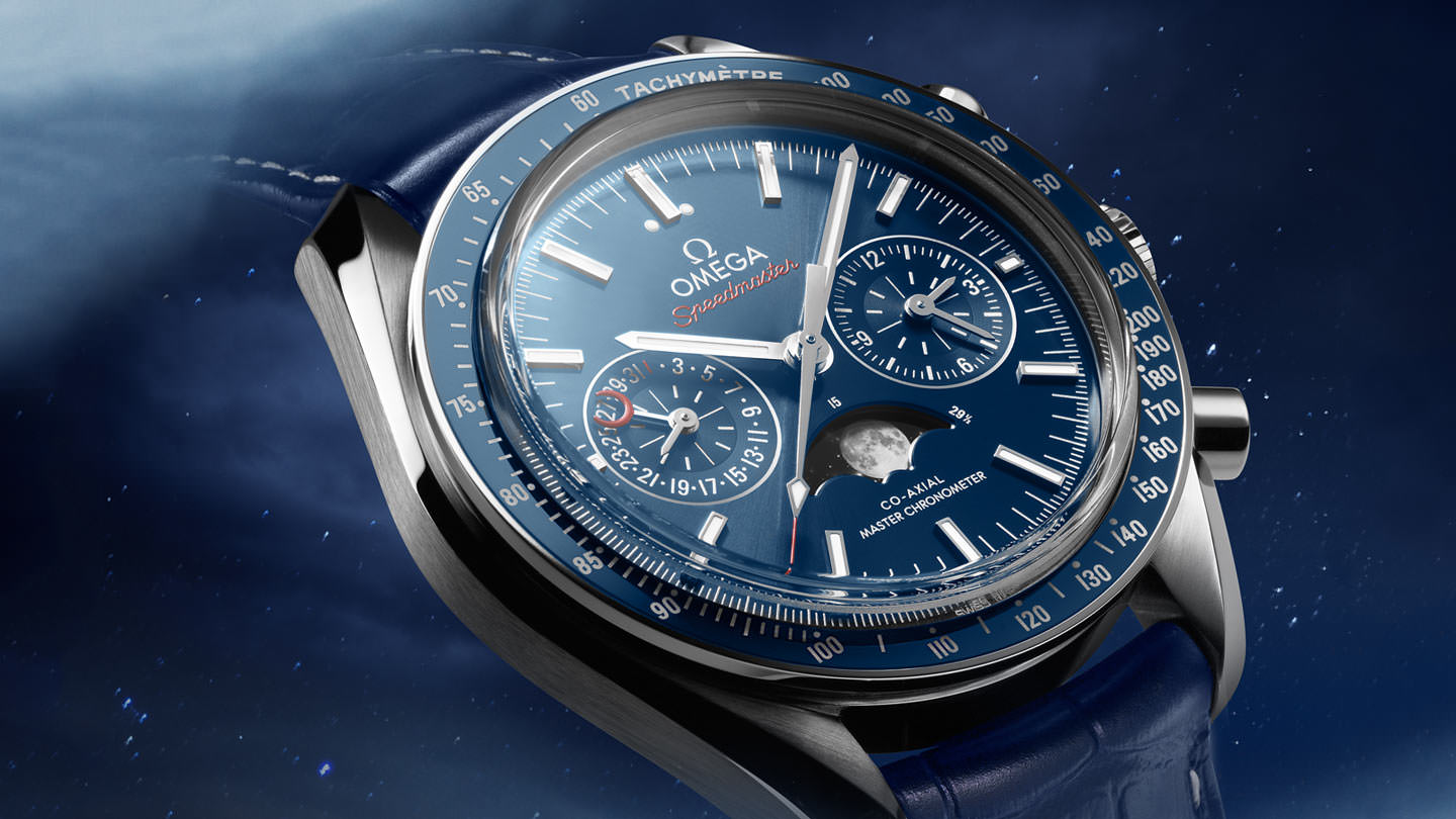 IMG_9085 Omega Speedmaster Moonphase Co-Axial Master Chronometer Moonphase Chronograph 44.25 mm 304.33.44.52.03.001 Replica 2