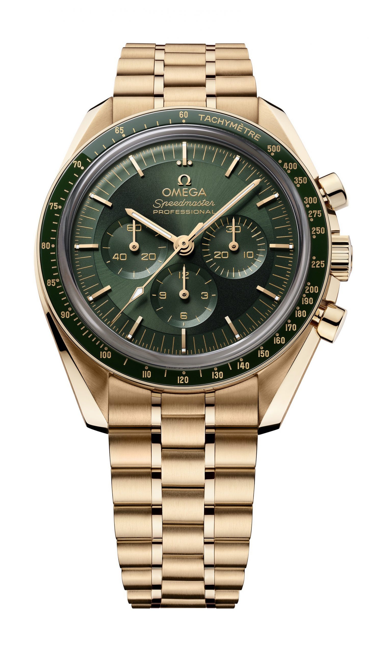 Omega Speedmaster Moonwatch Co-Axial Master Chronometer Chronograph 42 mm Moonshine Gold 310.60.42.50.10.001 Replica 2