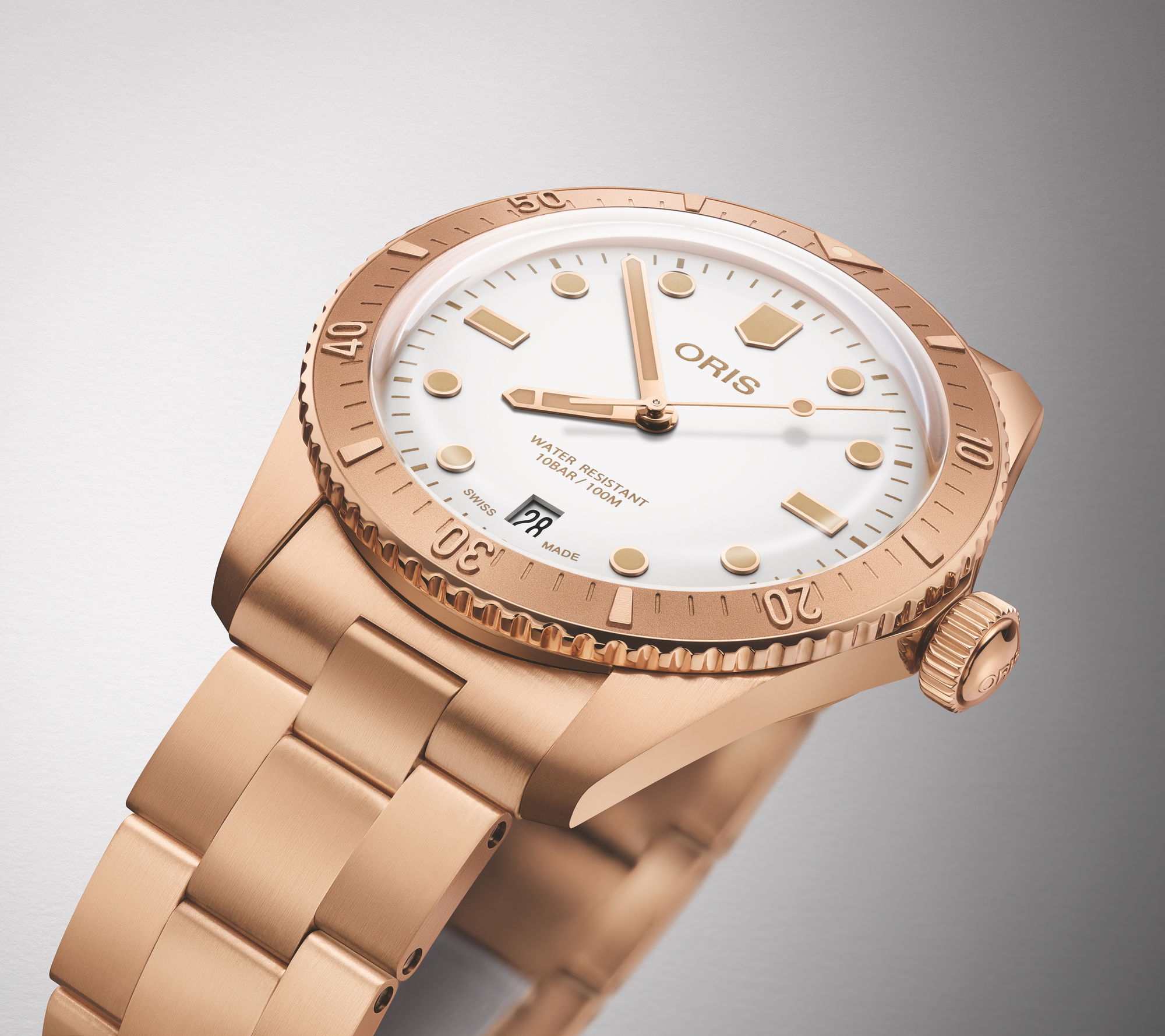 Oris Divers Sixty-Five Cotton Candy' White Star 01 733 7771 3151-07 8 19 15 Replica 2