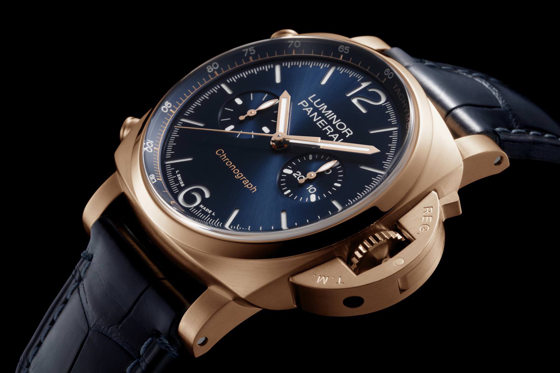 Panerai Luminor Marina Goldtech? Ble Notte PAM01111 Replica 2