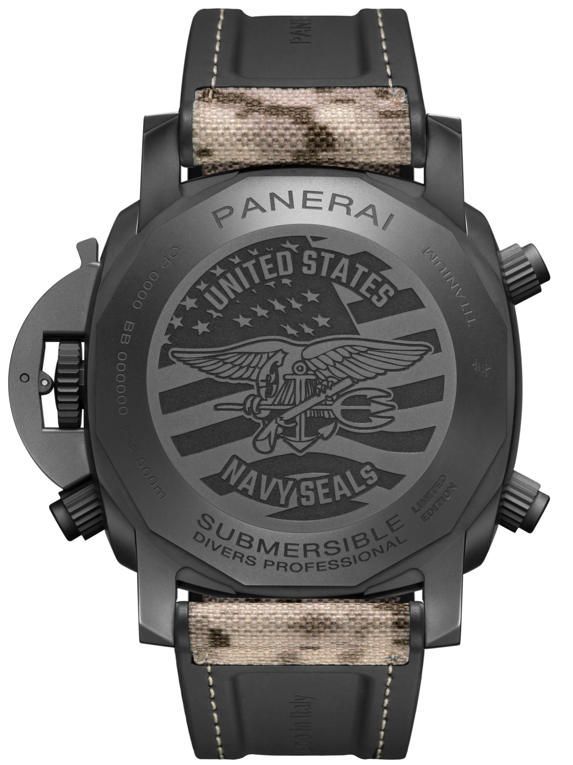 IMG_9085 Panerai Submersible Chrono Navy SEALs Titanio PAM01521 Replica 2