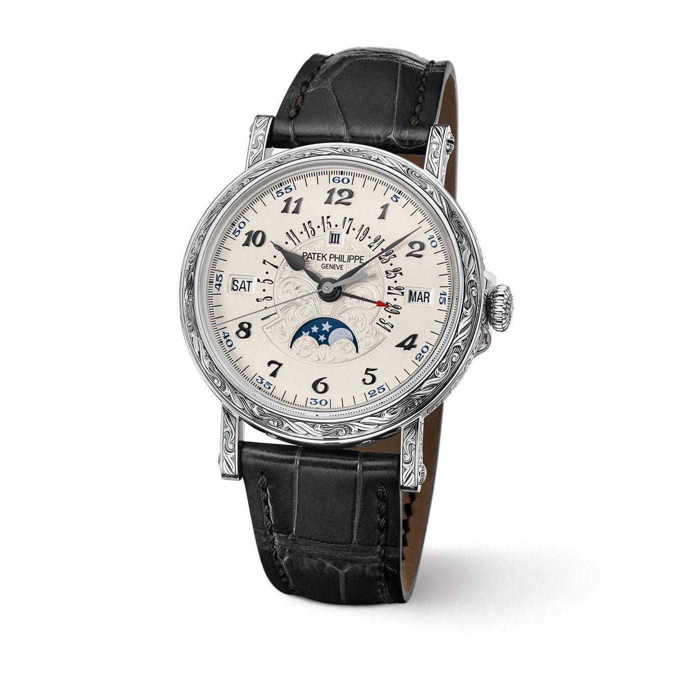 IMG_9085 Patek Philippe Grand Complications Perpetual Calendar Retrograde Date 5160/500G-001 Replica 2