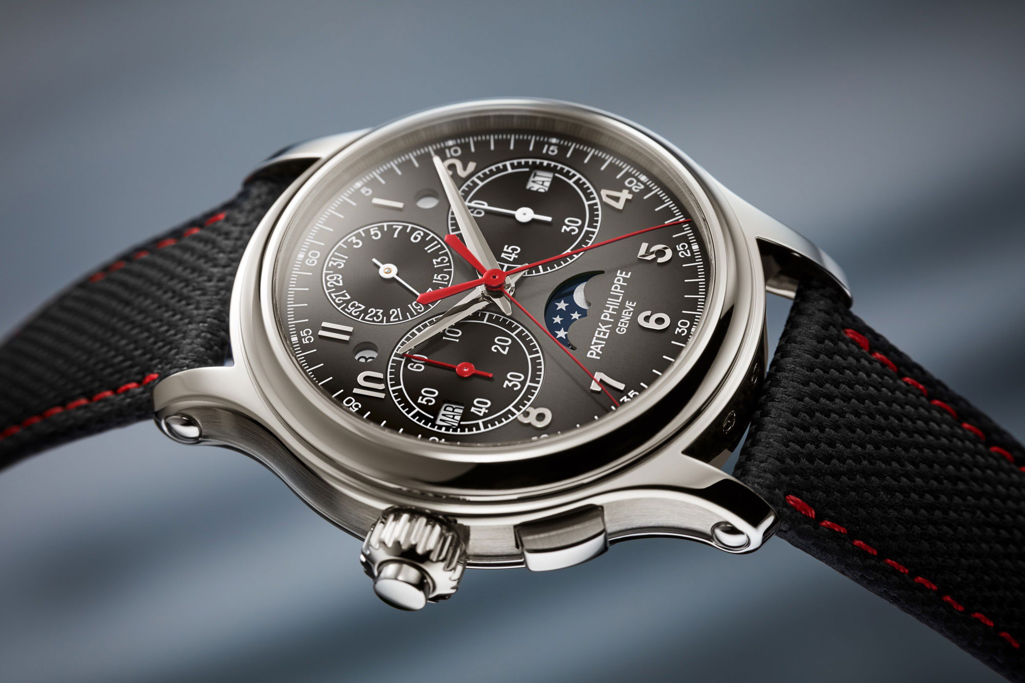 Patek Philippe Grand Complications Split-Seconds Monopusher Chronograph, Perpetual Calendar 5373P-001 Replica 2