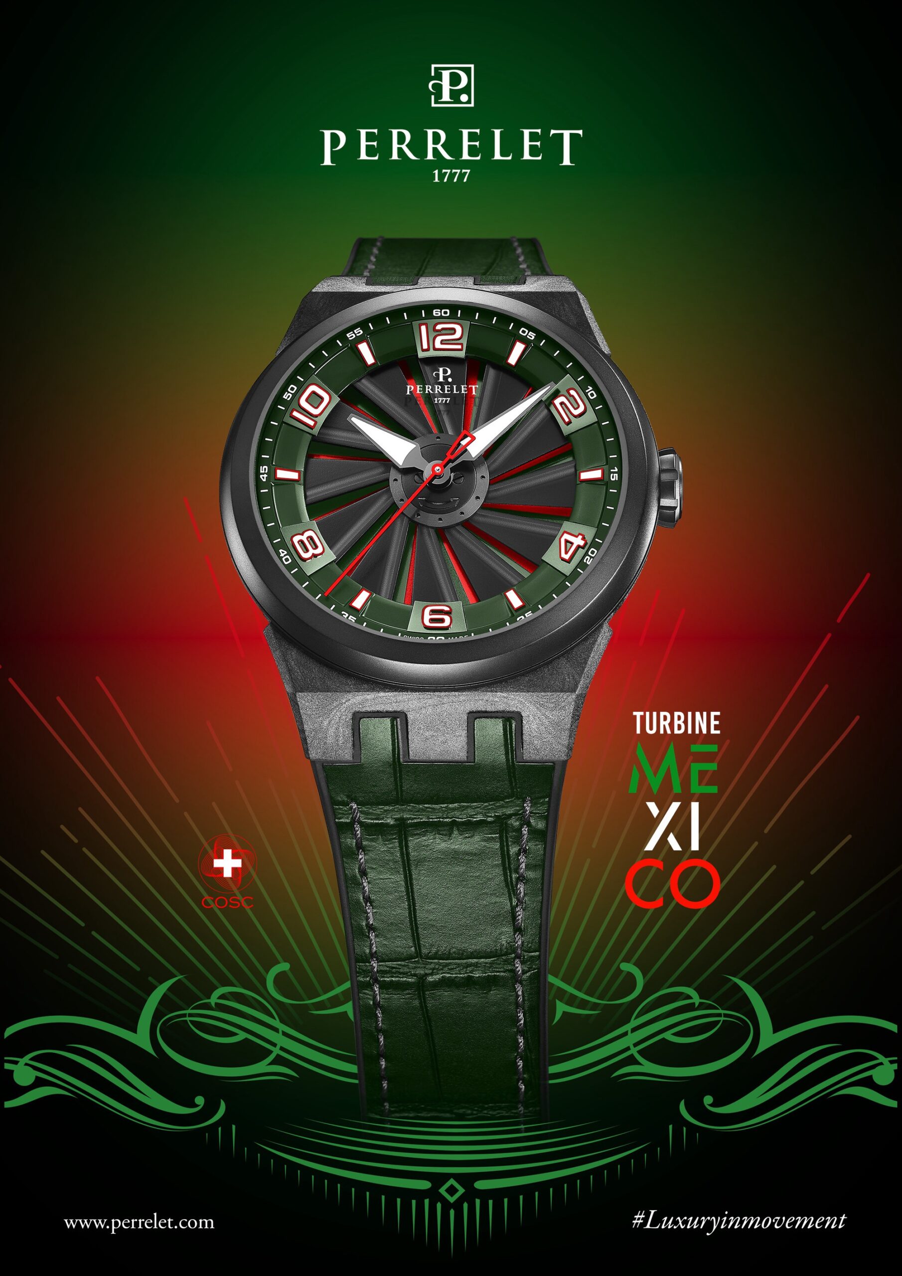 Perrelet Turbine Carbon Mexico Limited Edition A4065/S1 Replica 2