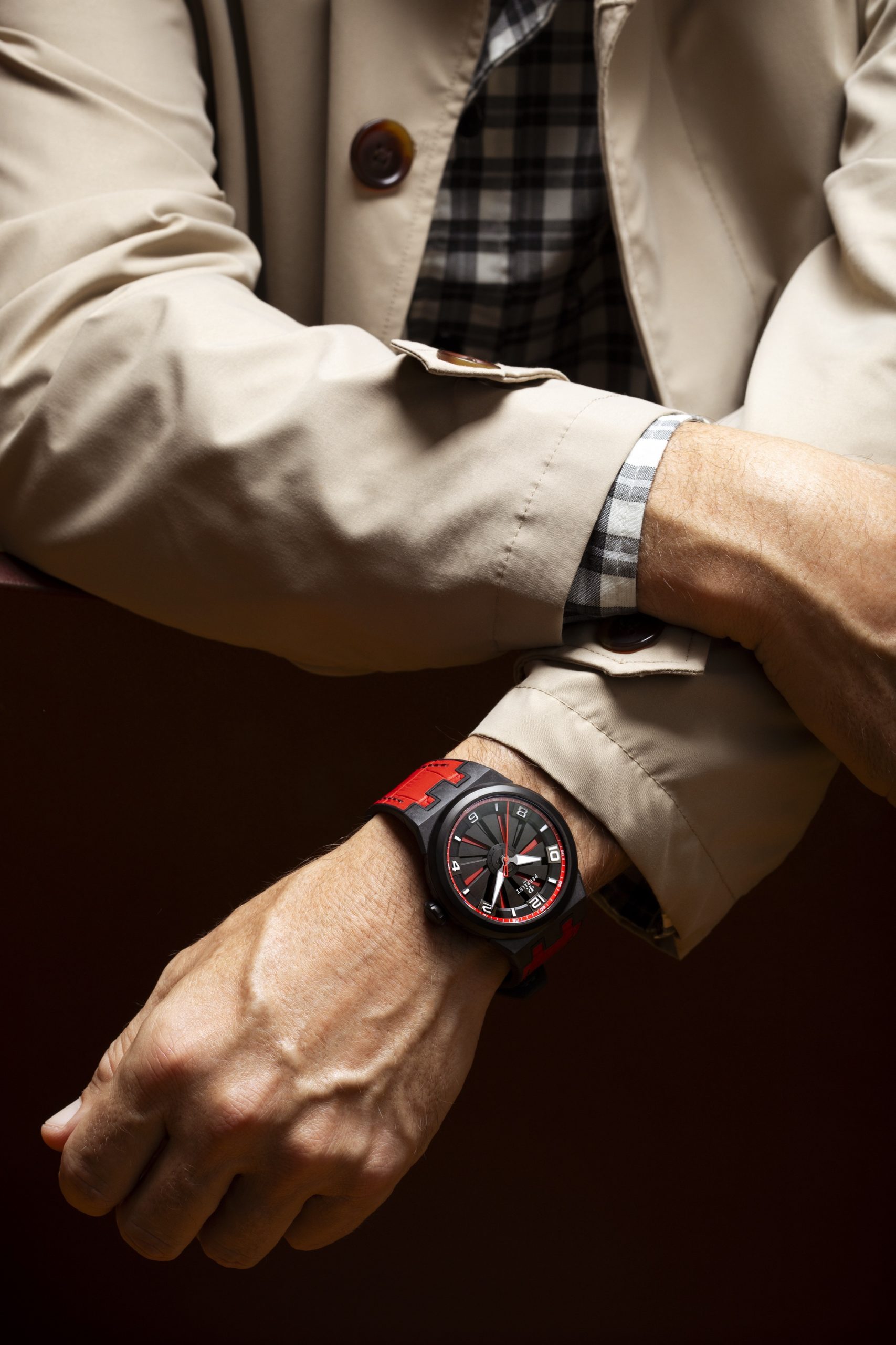 Perrelet Turbine Carbon Red A4065/6 Replica 2