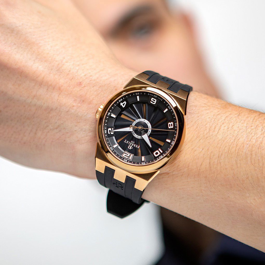 IMG_9085 Perrelet Turbine Evo 3 Hands A4064/AA Replica 2