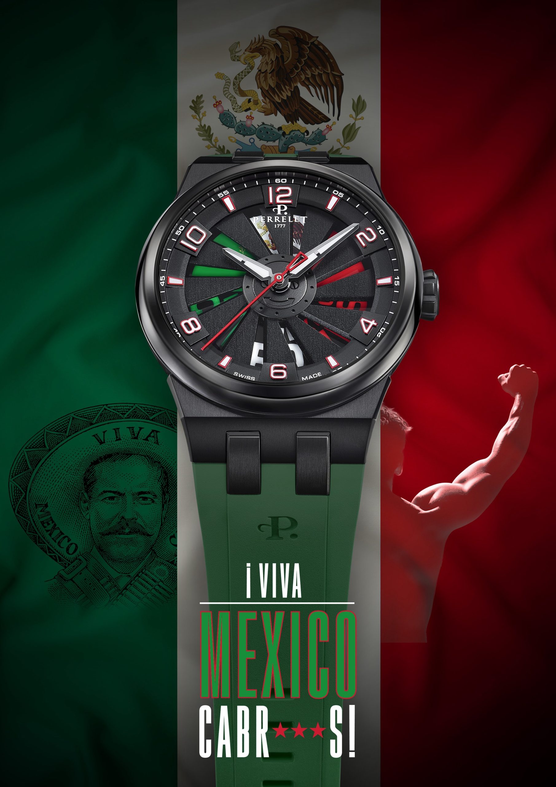 Perrelet Turbine “?Viva Mexico, cabrones!” Limited Edition A4067/S1 Replica 2
