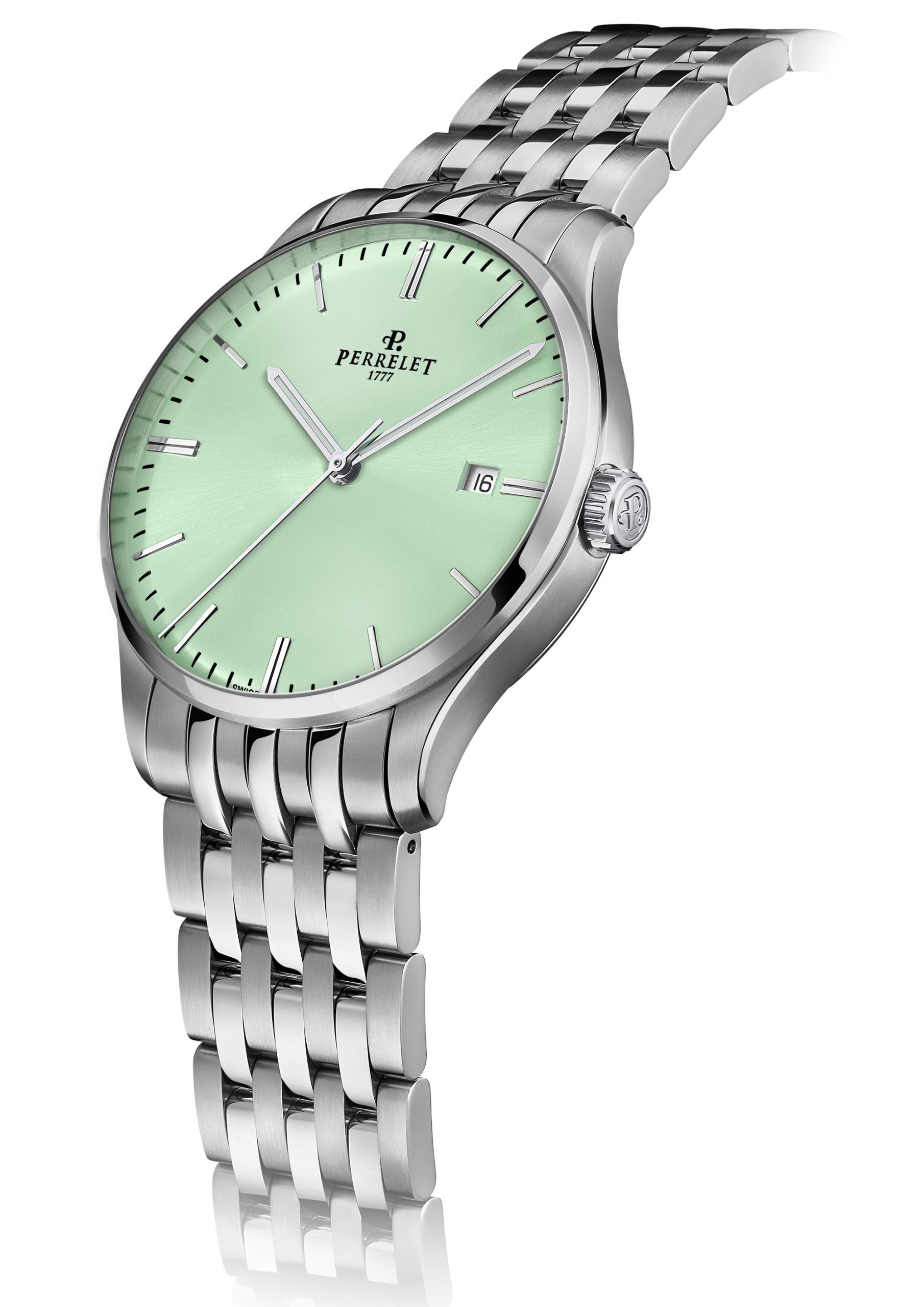 IMG_9085 Perrelet Weekend 3 Hands Green Mint A1300/D Replica 2