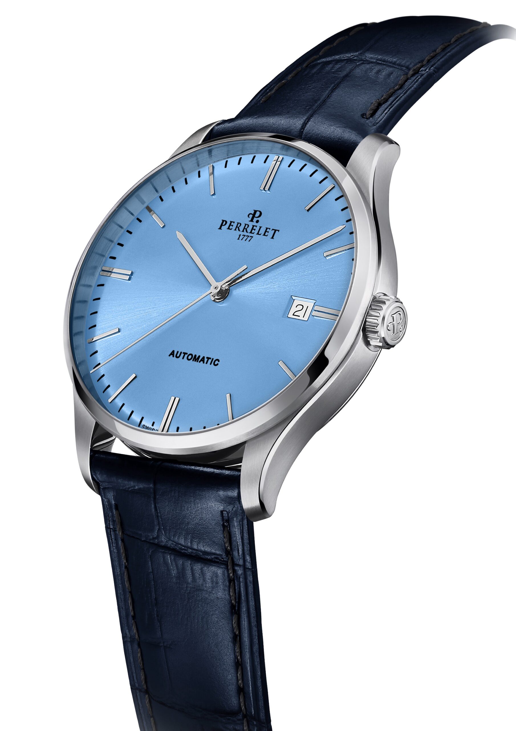 IMG_9085 Perrelet Weekend 3 Hands Ice Blue A1300/C Replica 2