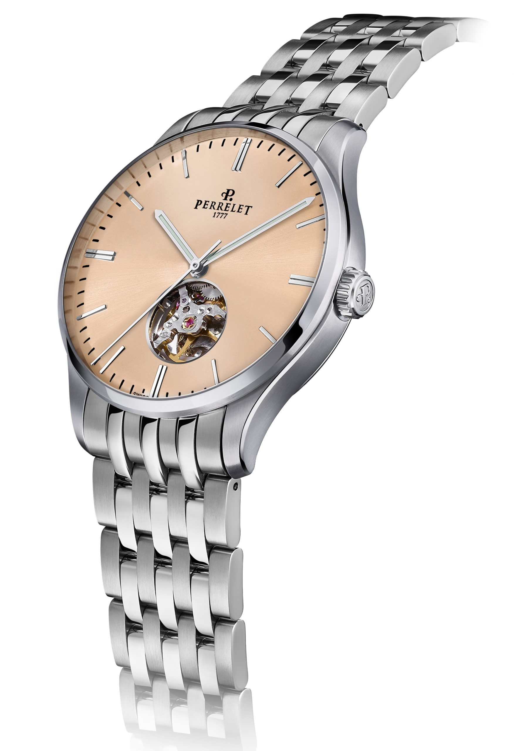 Perrelet Weekend Open Heart Salmon A1302/D Replica 2