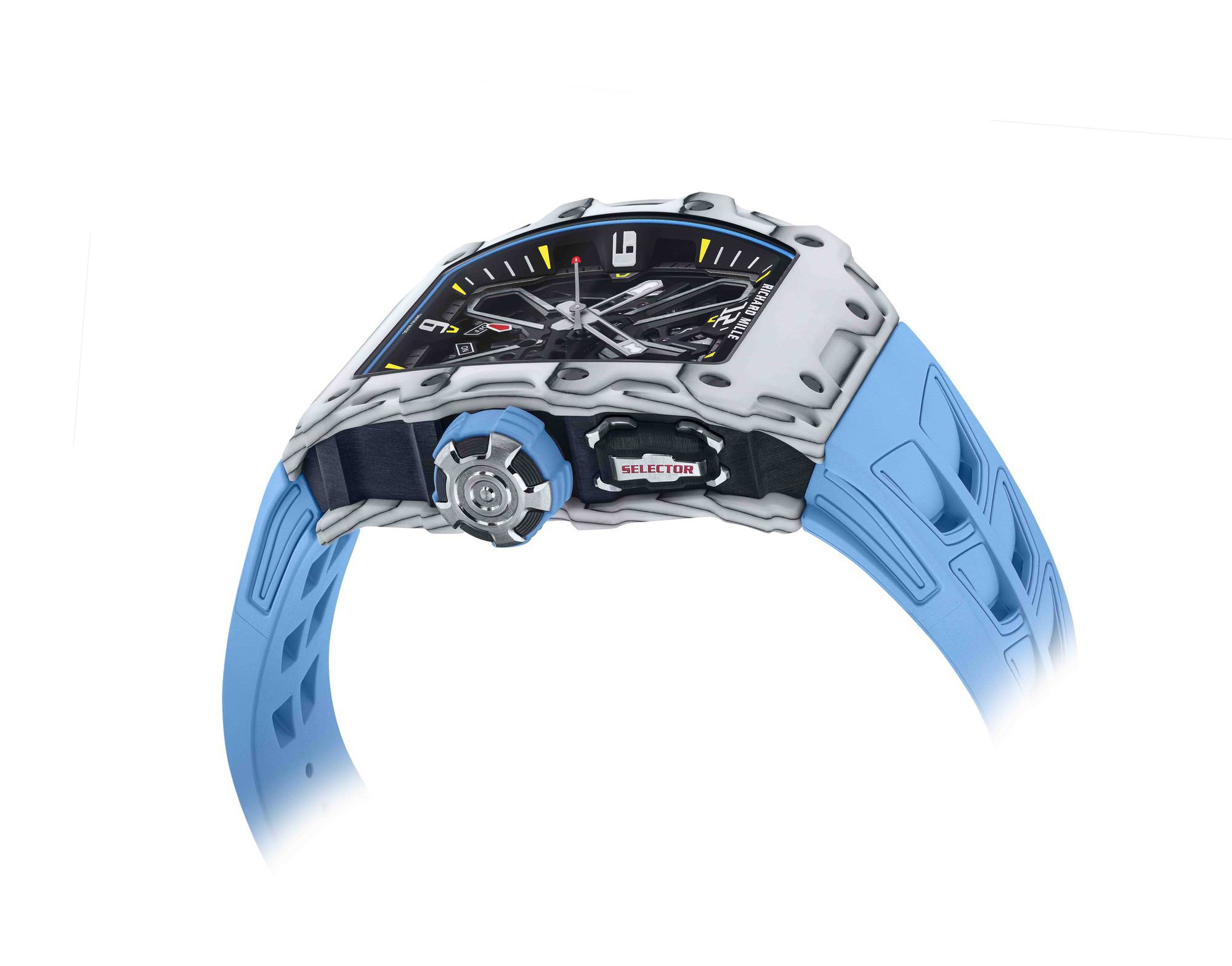 Richard Mille RM 35-03 Automatic Winding Rafael Nadal White Quartz TPT rm-35-03 Replica 2