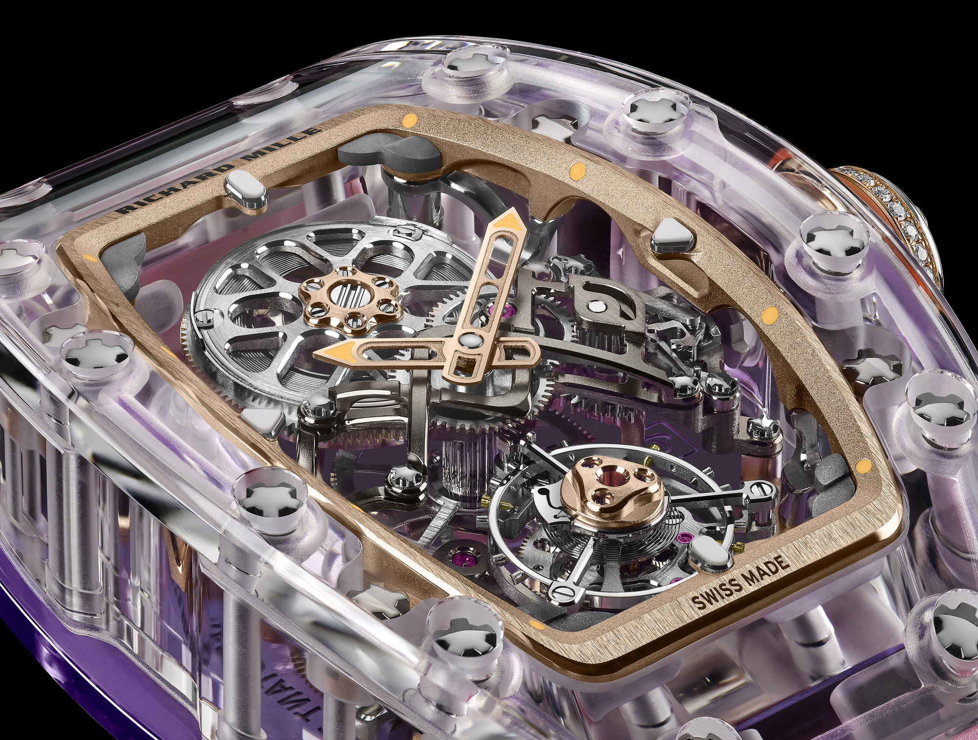 IMG_9085 Richard Mille RM 75-01 Flying Tourbillon Sapphire Pink rm-75-01 Replica 2