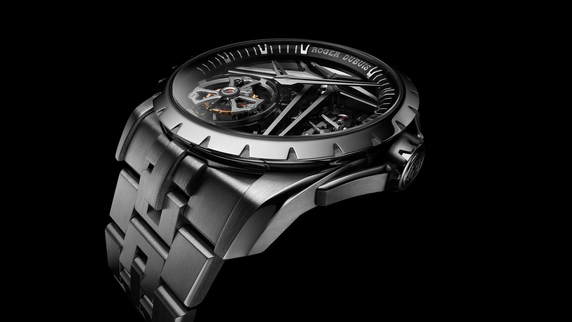 Roger Dubuis Excalibur Titanium Monotourbillon RDDBEX1112 Replica 2