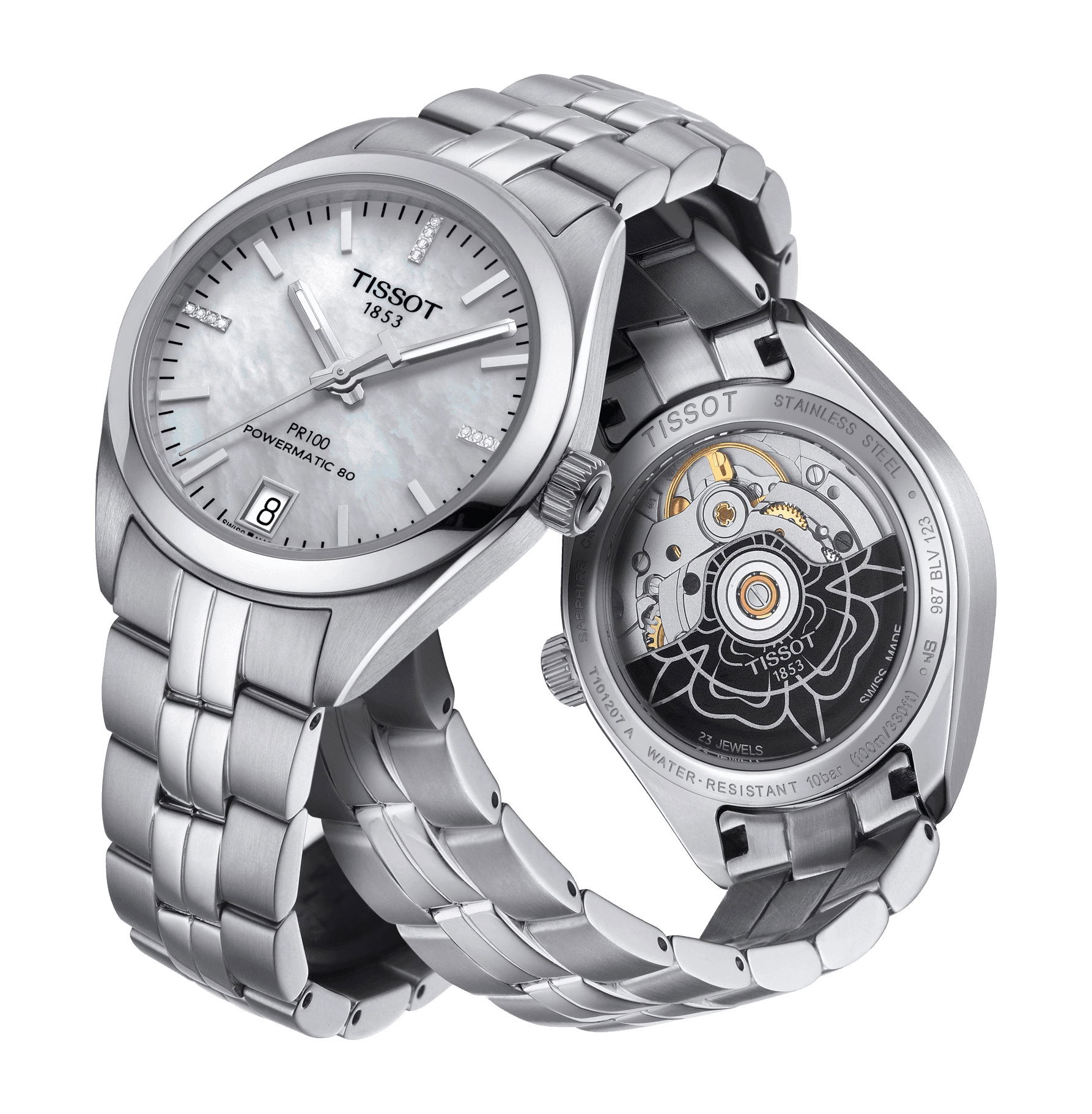 IMG_9085 Tissot PR 100 Powermatic 80 Lady T101.207.11.116.00 Replica 2