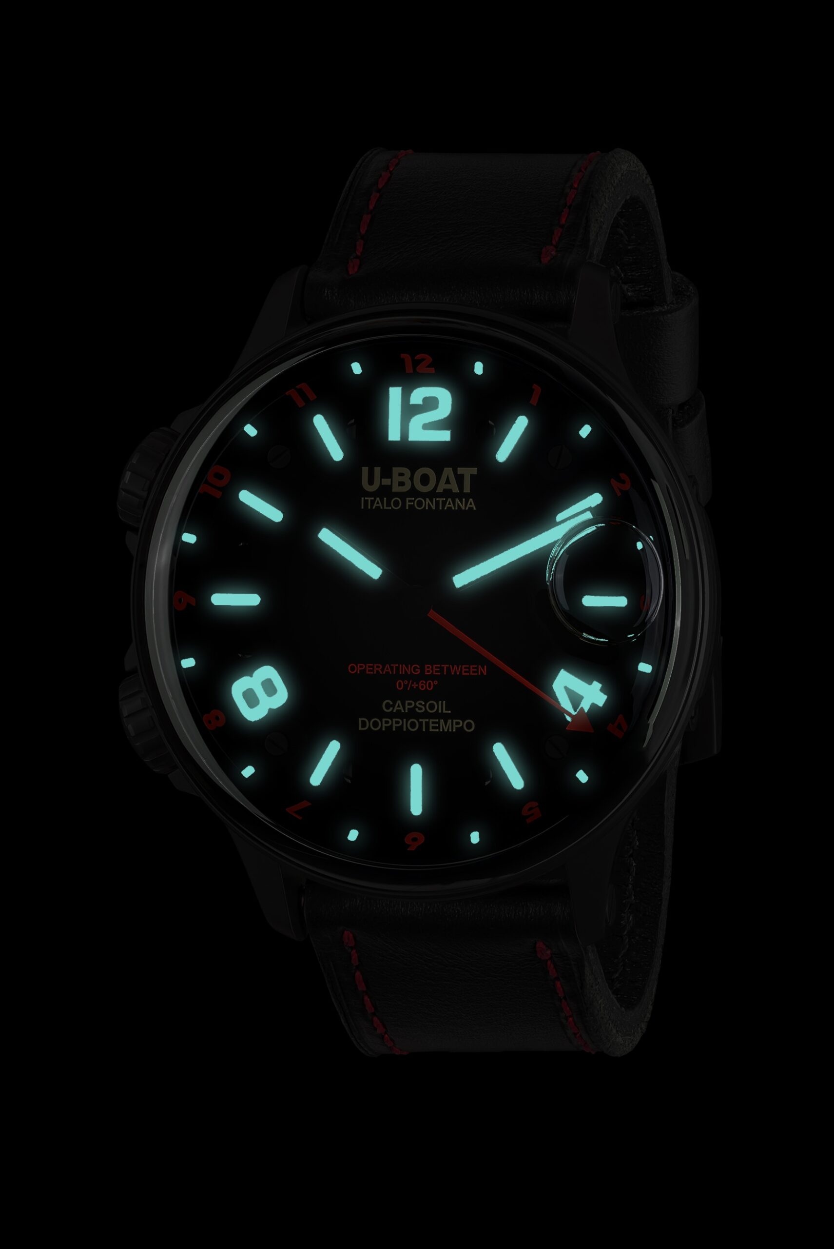 IMG_9085 U-Boat Capsoil Doppiotempo 55 DLC Red 9673 Replica 2