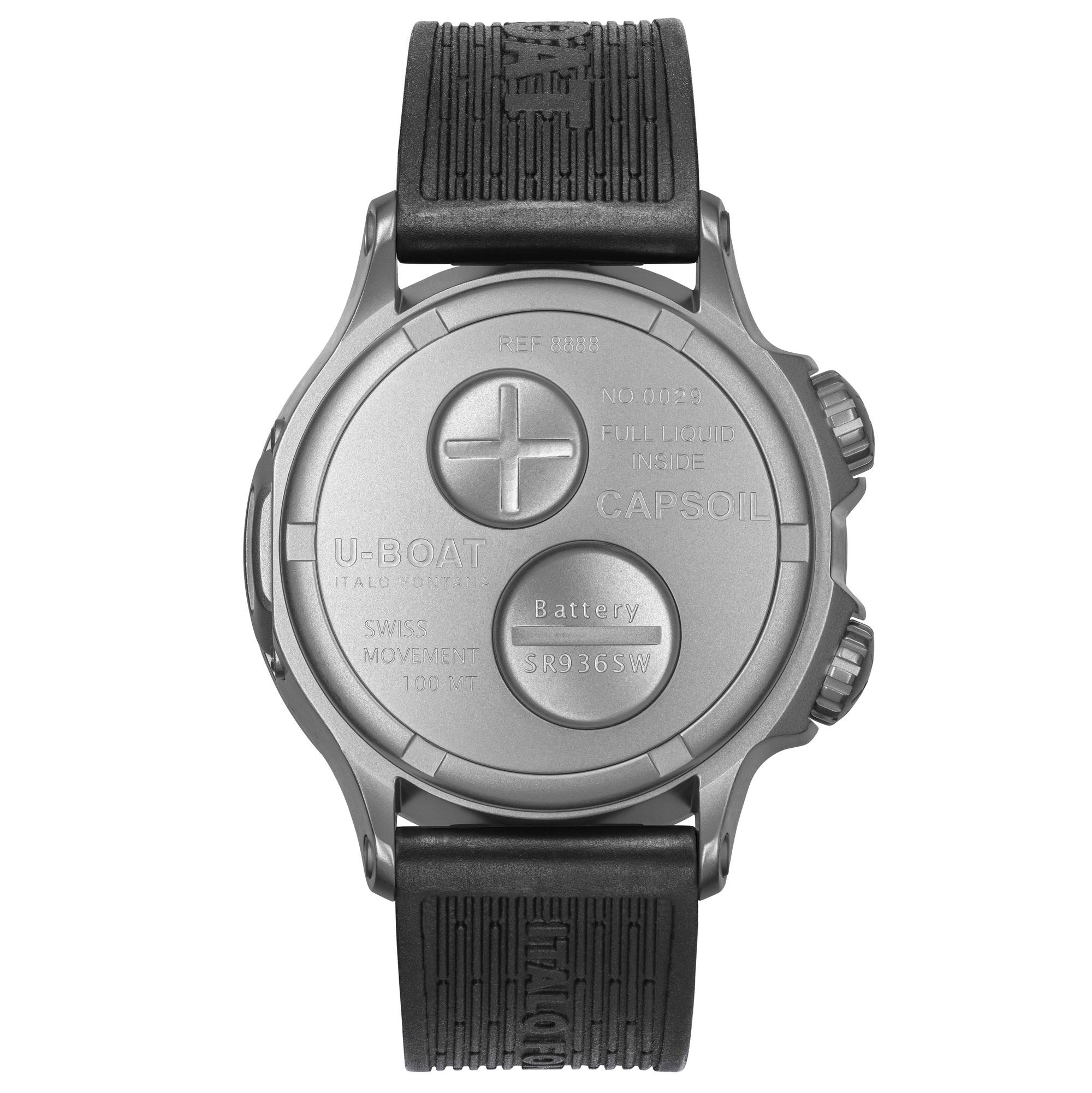 IMG_9085 U-Boat Capsoil Doppiotempo 45 SS White 8888/A Replica 2